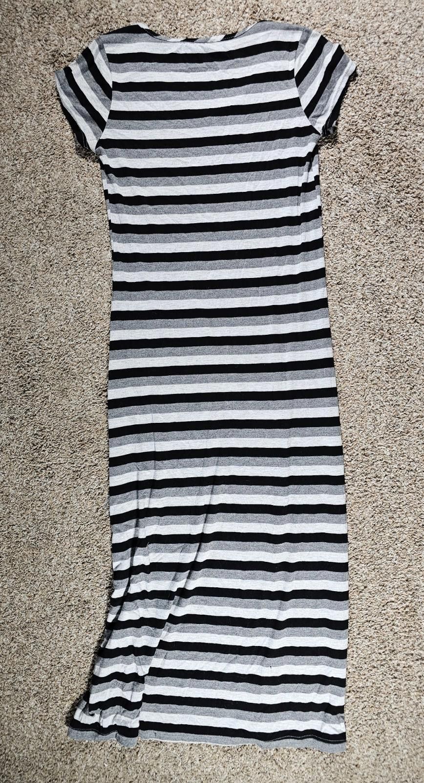 Other Just Love Black Striped Medium Dress Size M / US 6-8 / IT 42-44 - 5 Thumbnail