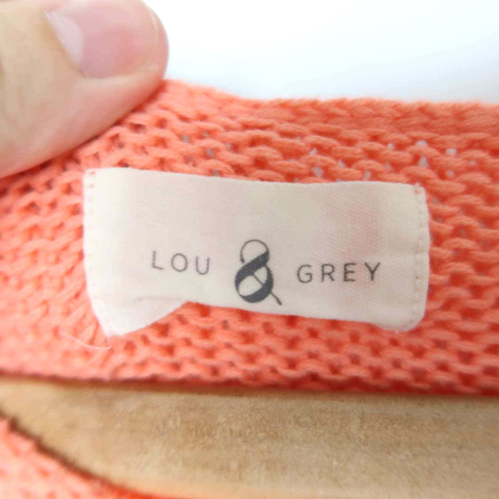Lou & Grey Lou & Grey coral orange white and purple ombre knit hooded sweater S Women Pullover Long Sleeve Cotton Knit Hooded Casual Size S / US 4 / IT 40 - 6 Thumbnail