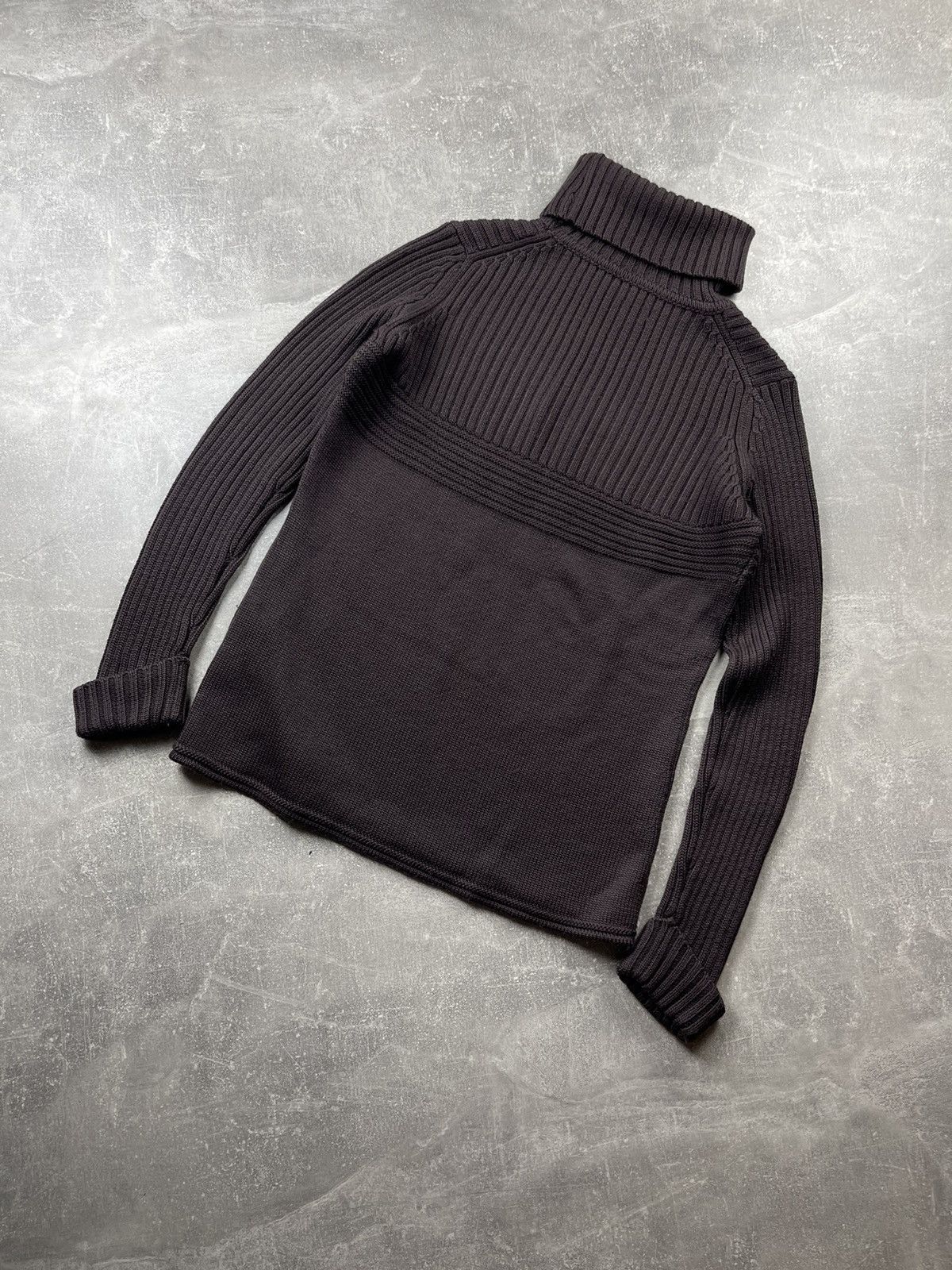 Escada Escada Sport Brown Wool Turtleneck Sweater Size L / US 10 / IT 46 - 8 Thumbnail