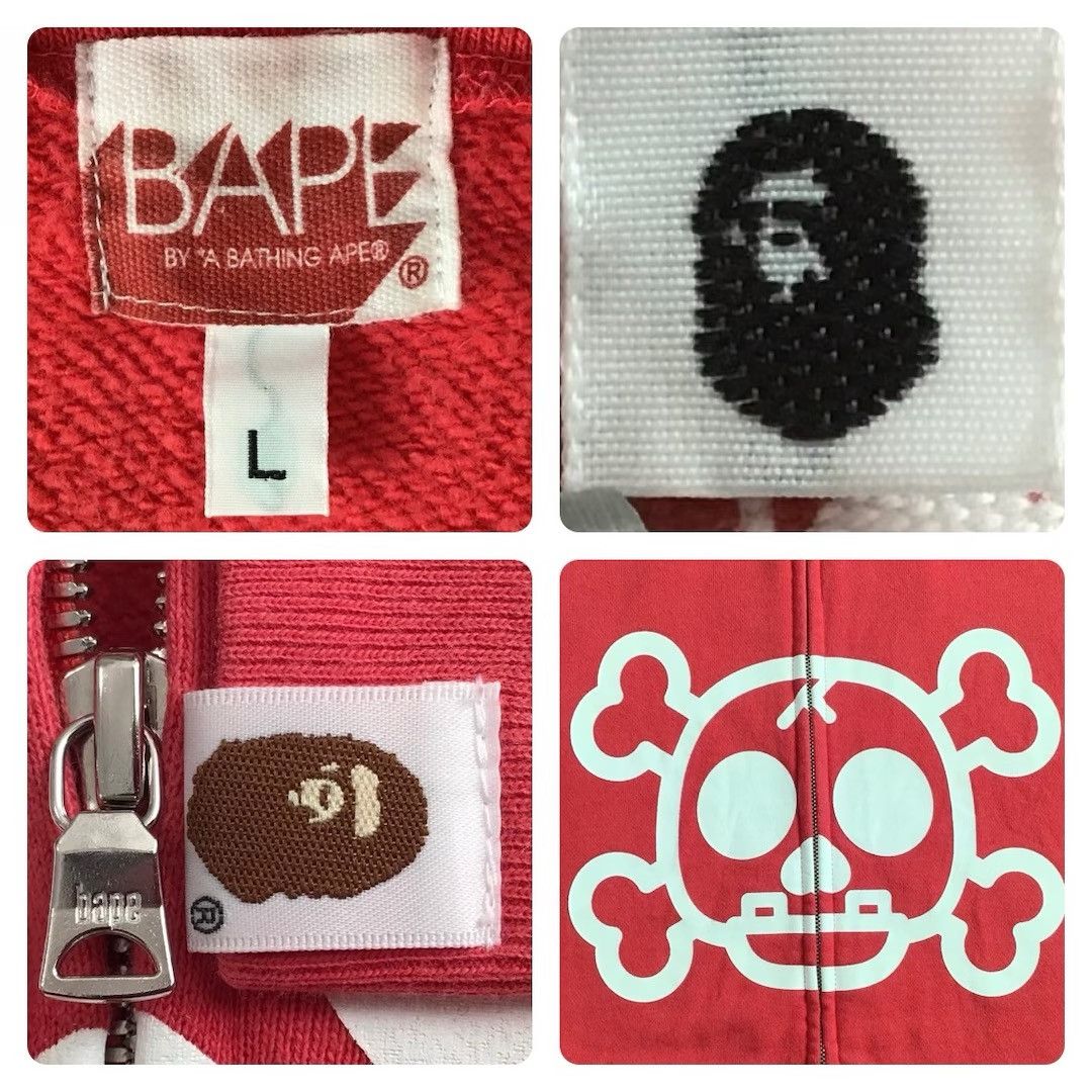 Bape BAPE MILO BONE full zip hoodie a bathing ape NIGO Size US L / EU 52-54 / 3 - 7 Thumbnail