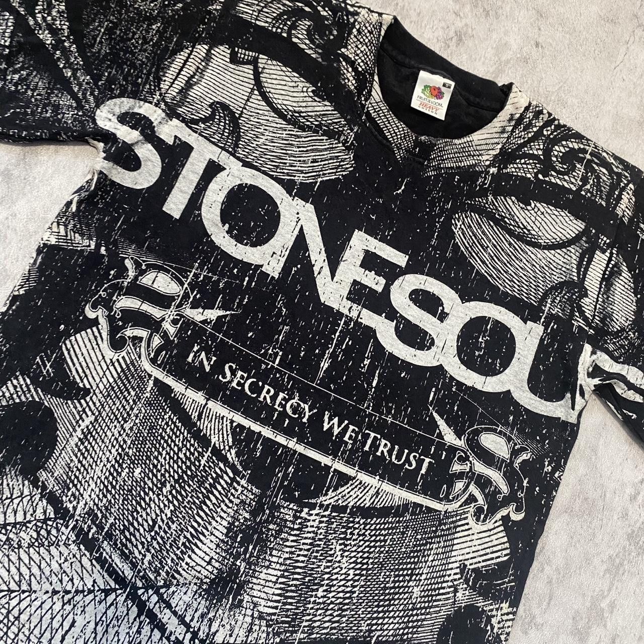 Fruit Of The Loom 2000s y2k Stone Sour in secrecy we Trust black Size US S / EU 44-46 / 1 - 3 Thumbnail