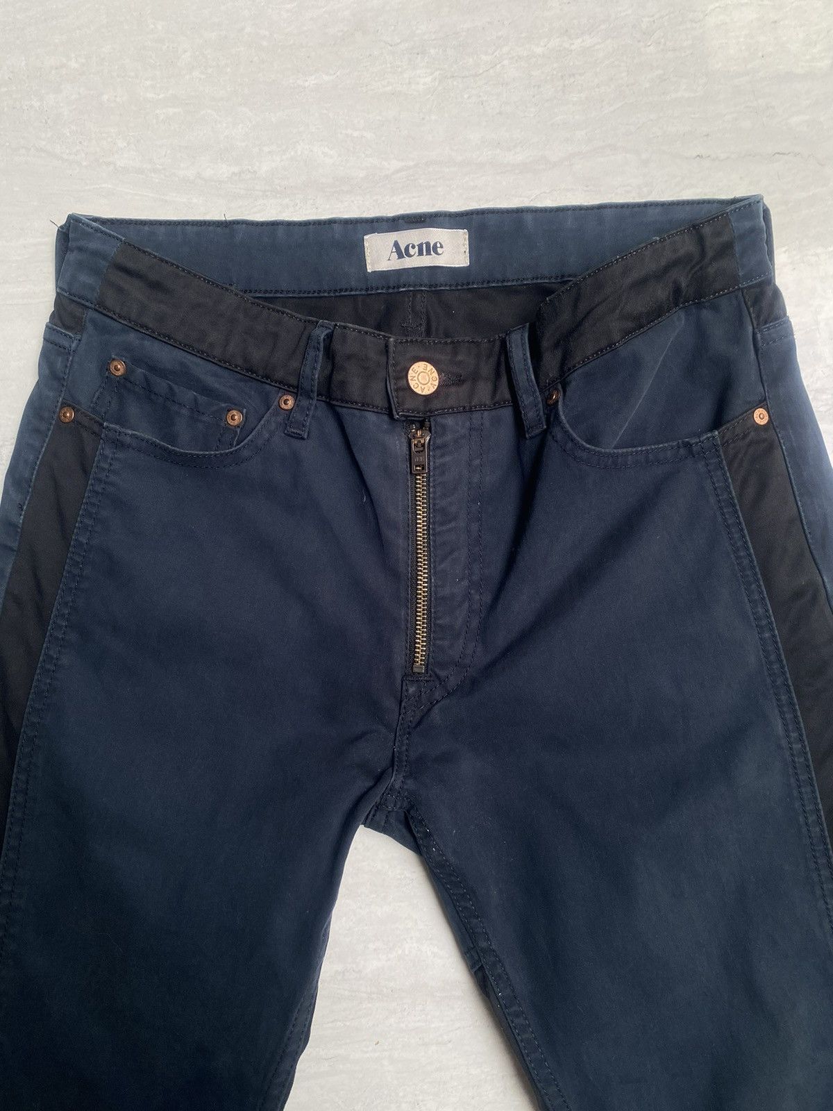 Acne Studios ACNE STUDIOS Double Knee Soft Suede Jeans Size 29" - 7 Thumbnail