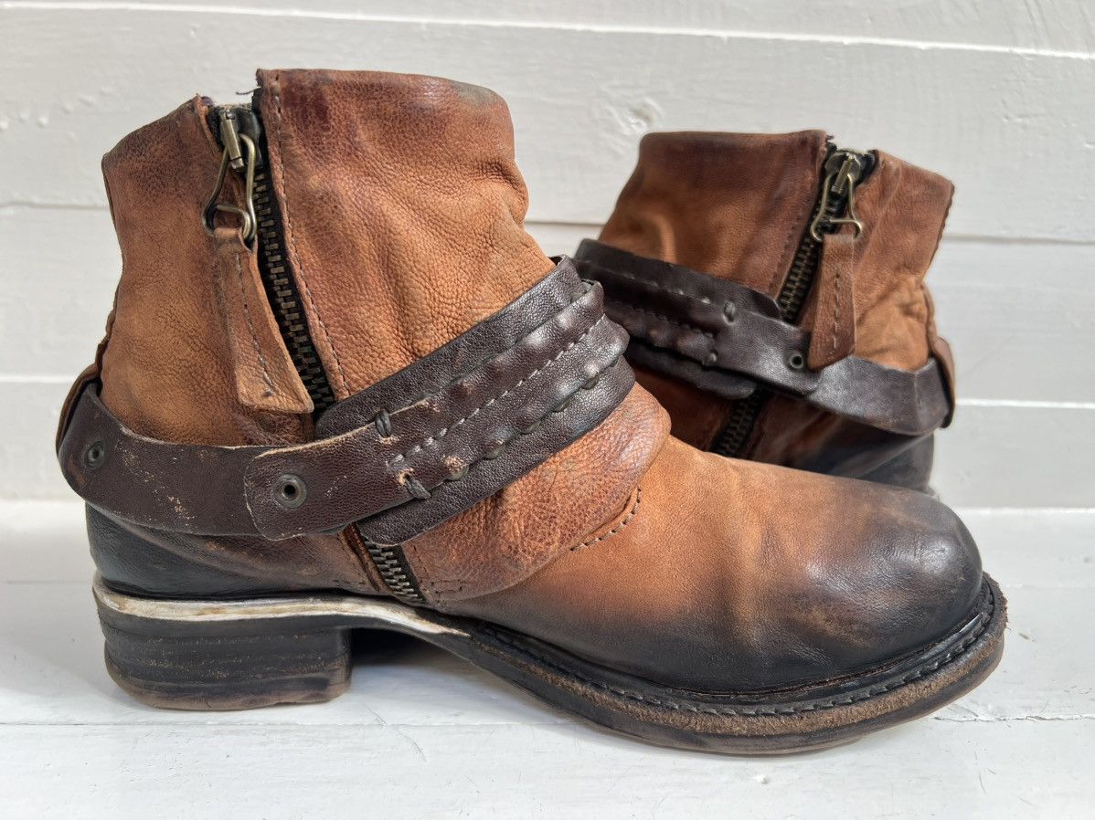 A.S.98 AS98 Airstep Leather Biker Zipper Boots Women Size 36 Size US 6 / IT 36 - 9 Thumbnail