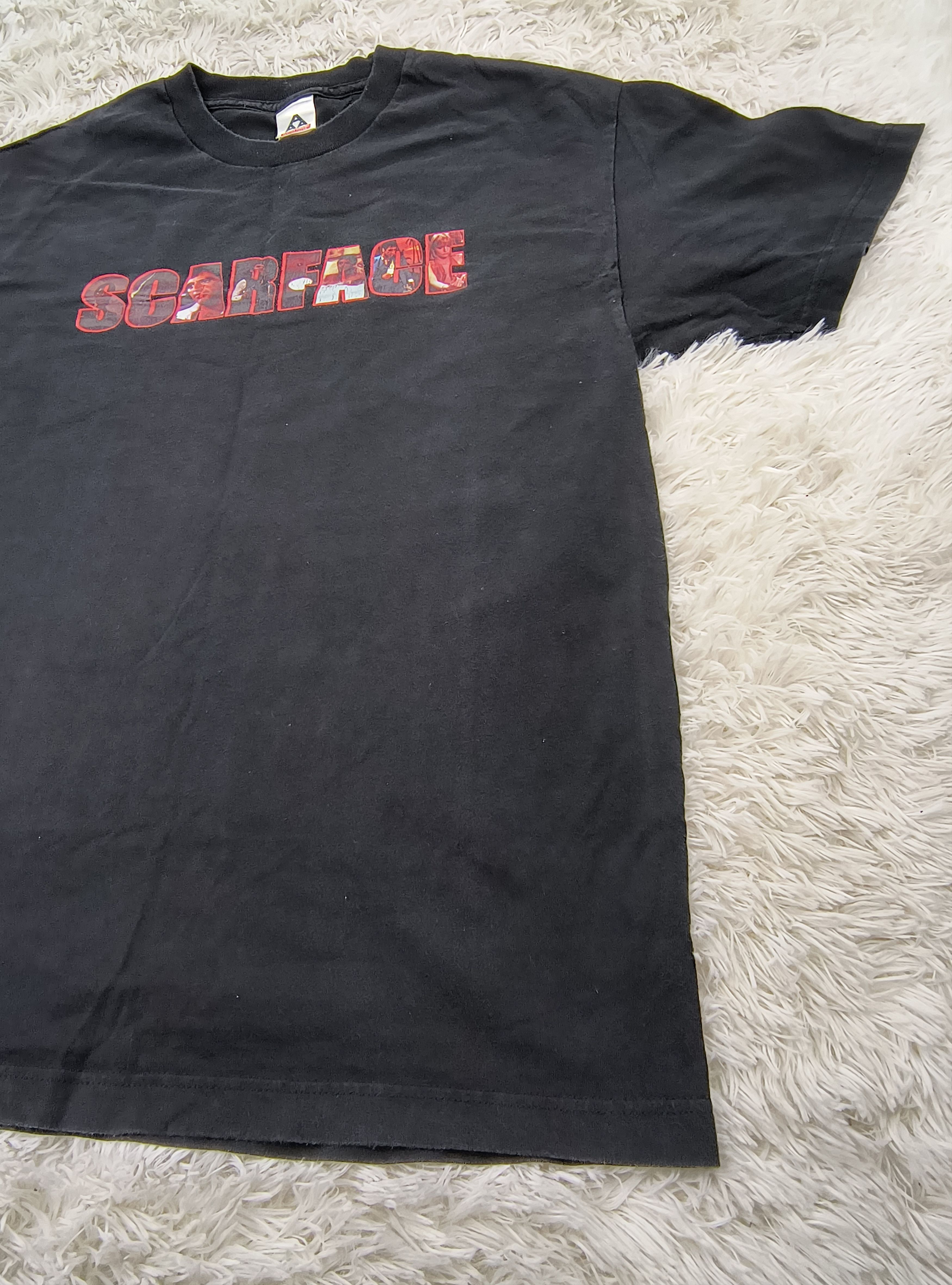 AAA Vintage Y2K Scarface scenes letters tee Size US L / EU 52-54 / 3 - 7 Thumbnail