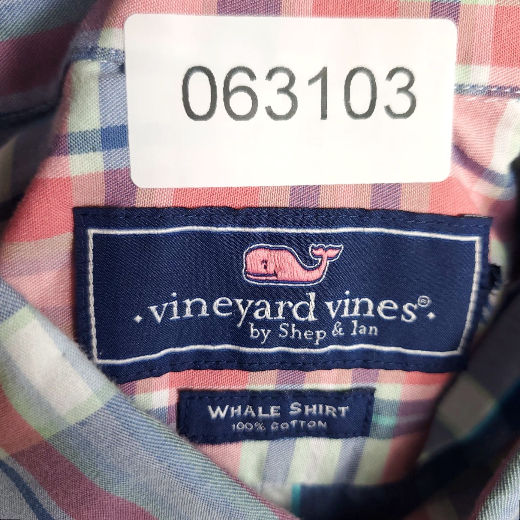 Vineyard Vines VINEYARD VINES Button-Up Shirt Mens 2XL Pink Blue Plaid Short Sleeve Casual Size US XXL / EU 58 / 5 - 8 Thumbnail