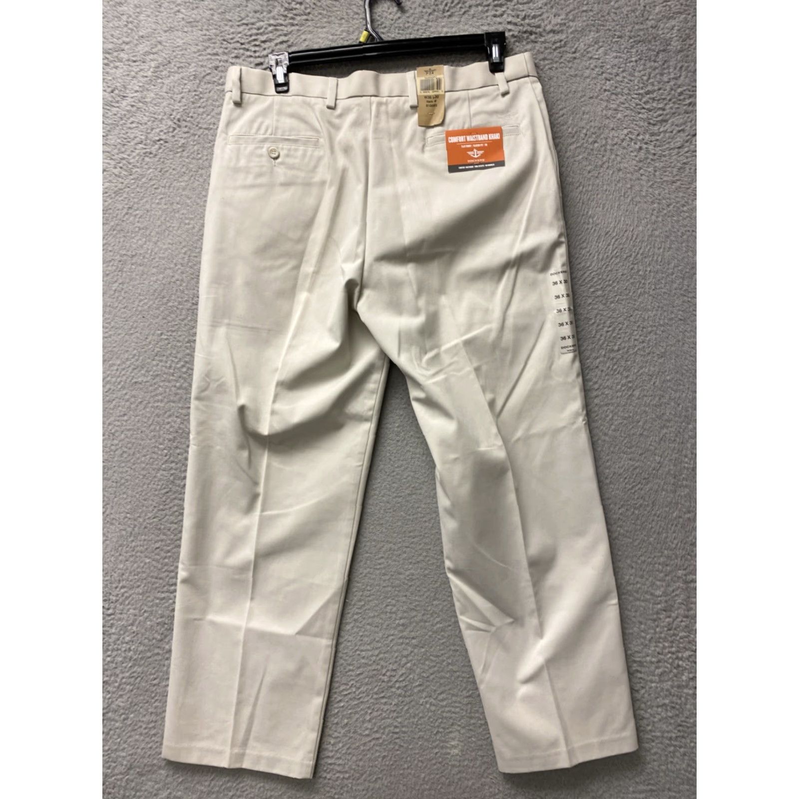 Dockers Docker's Chino Pants Mens Size 36x30 Beige Classic Casual NWT /0568 Size US 36 / EU 52 - 6 Thumbnail