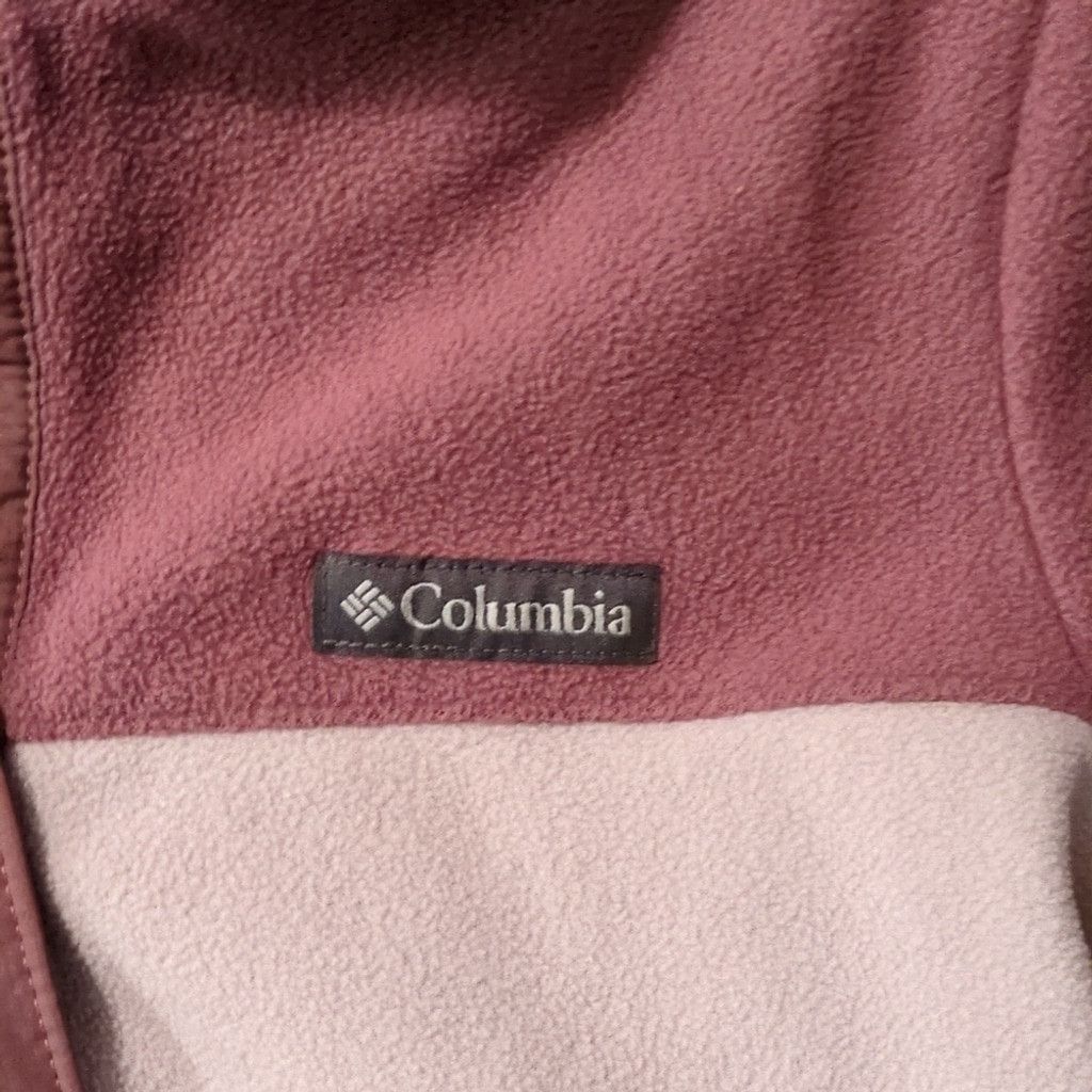 Columbia Columbia Mauve Snap Button Fleece Pullover Size Small Size S / US 4 / IT 40 - 3 Thumbnail
