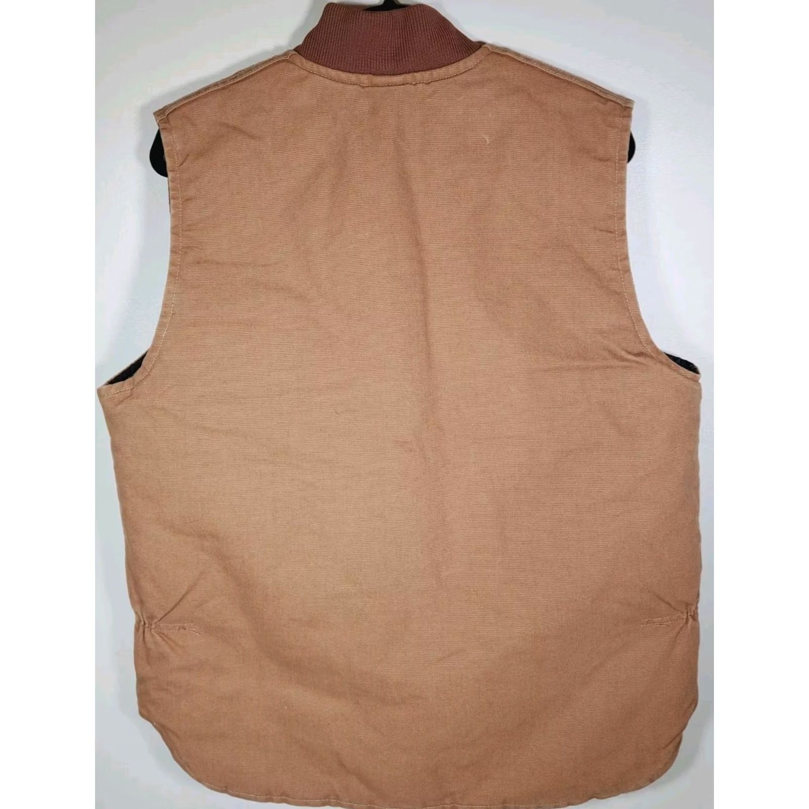 Carhartt Carhartt Vest Quiled Sandstone Duck Arctic Quilt Lined Brown Men's Size L Size US L / EU 52-54 / 3 - 2 Thumbnail