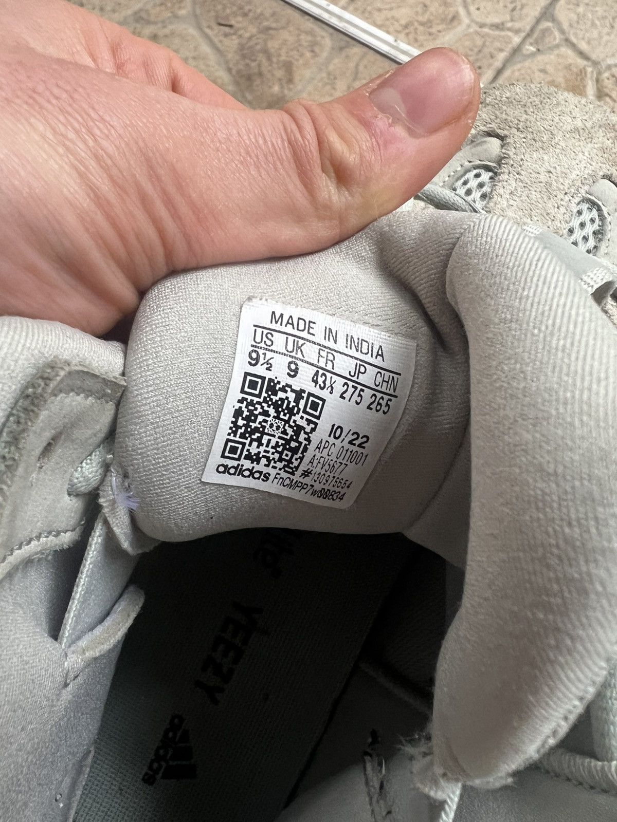 Yeezy YEEZY X Adidas Desert Boots “ROCK” Size US 9.5 / EU 42-43 - 7 Thumbnail