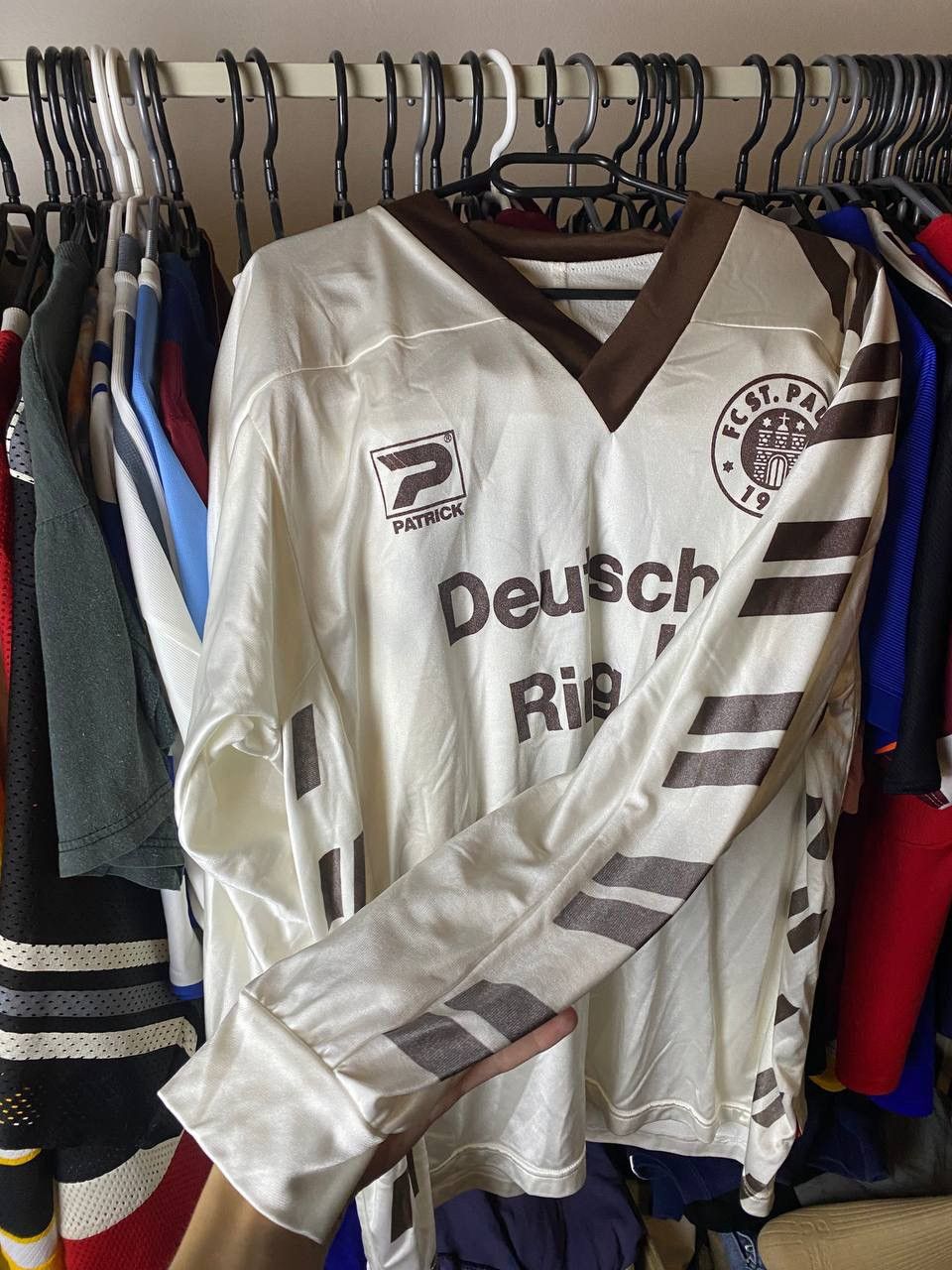 Vintage Patrick St.Pauli 1992 vintage jersey rare Size US L / EU 52-54 / 3 - 4 Thumbnail