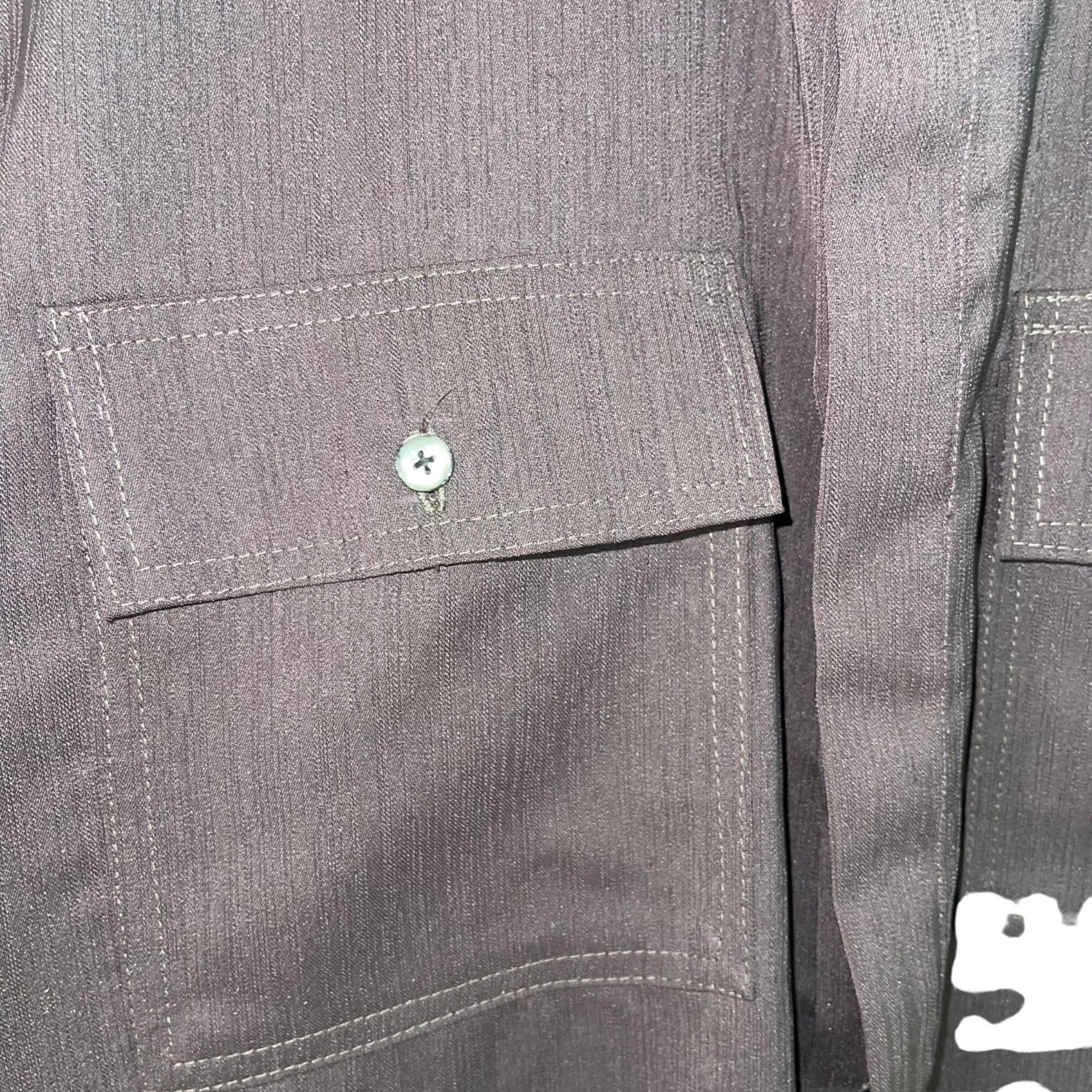 Other Vintage Mens Shirt Jacket Size Large Purple Safari Size US L / EU 52-54 / 3 - 8 Thumbnail