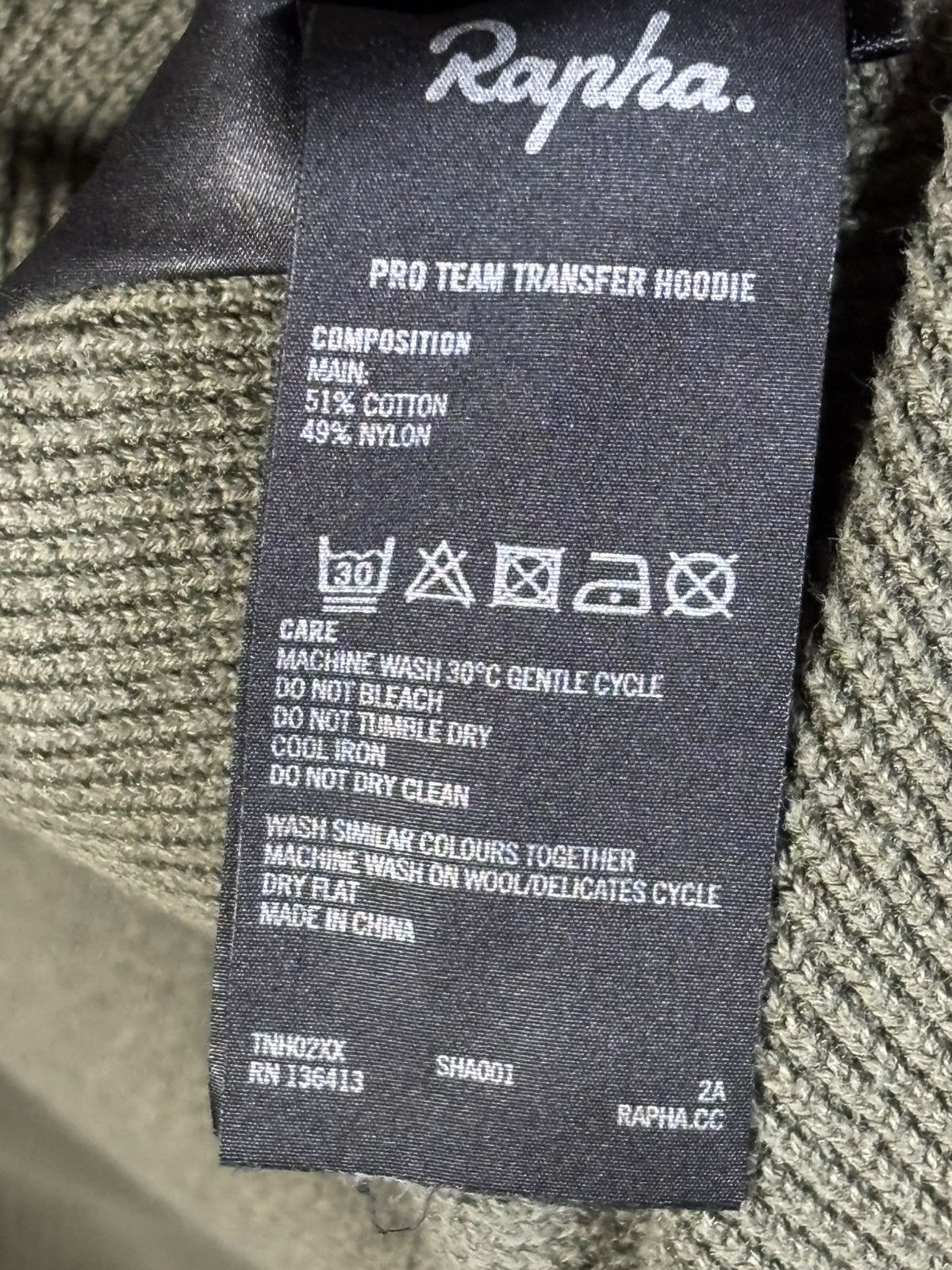 Rapha Rapha Pro Team Transfer Hoody Slate Waffle Zip Cycling Large Size US L / EU 52-54 / 3 - 8 Thumbnail