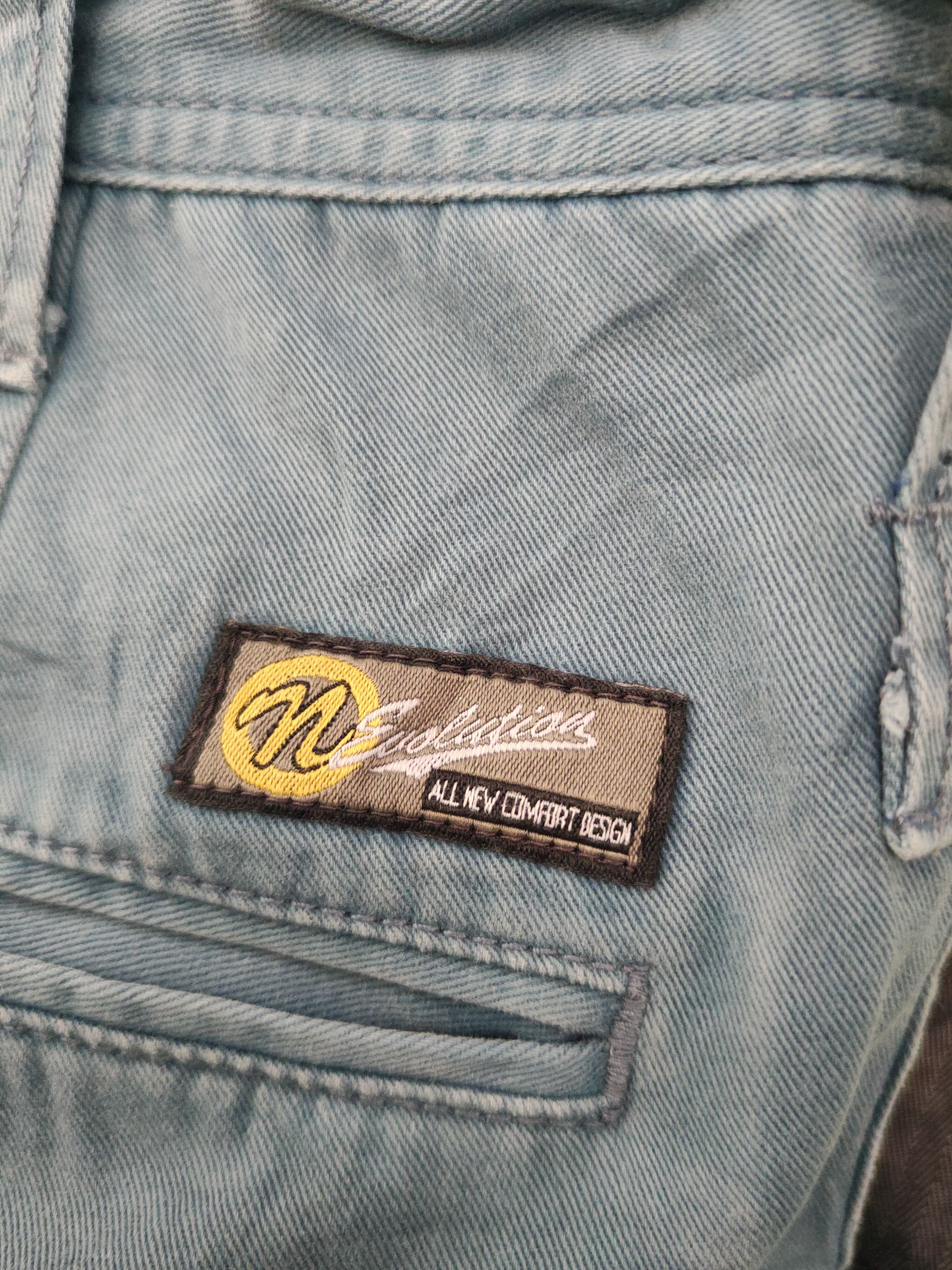 Japanese Brand N evolutions Blue Faded Multipocket Cargo Pants #W2186 Size US 30 / EU 46 - 13 Thumbnail