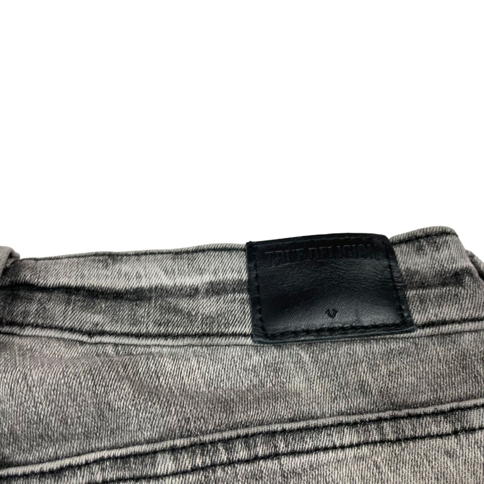 True Religion True Religion Halle Women's Gray Denim Super Skinny Jeans 8 Size 30" / US 8 / IT 44 - 7 Thumbnail