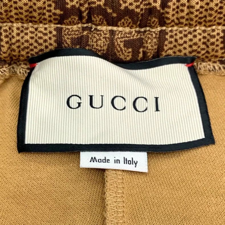 Gucci Gucci Size M Brown logo double G full print drawstring cas Size US 30 / EU 46 - 5 Thumbnail