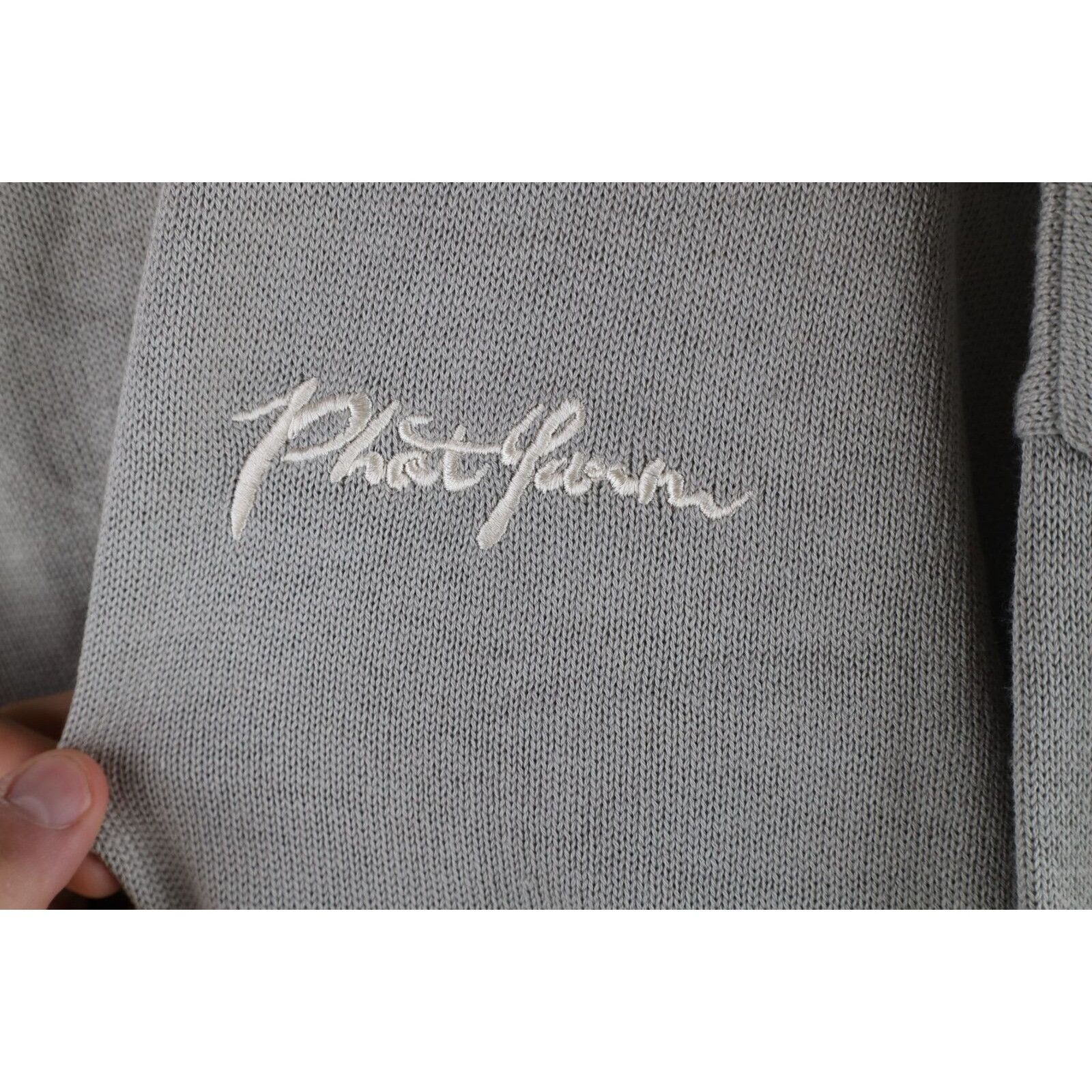 Phat Farm × Vintage NOS Vintage 90s Phat Farm Striped Script Knit Sweater Size US XXL / EU 58 / 5 - 5 Thumbnail