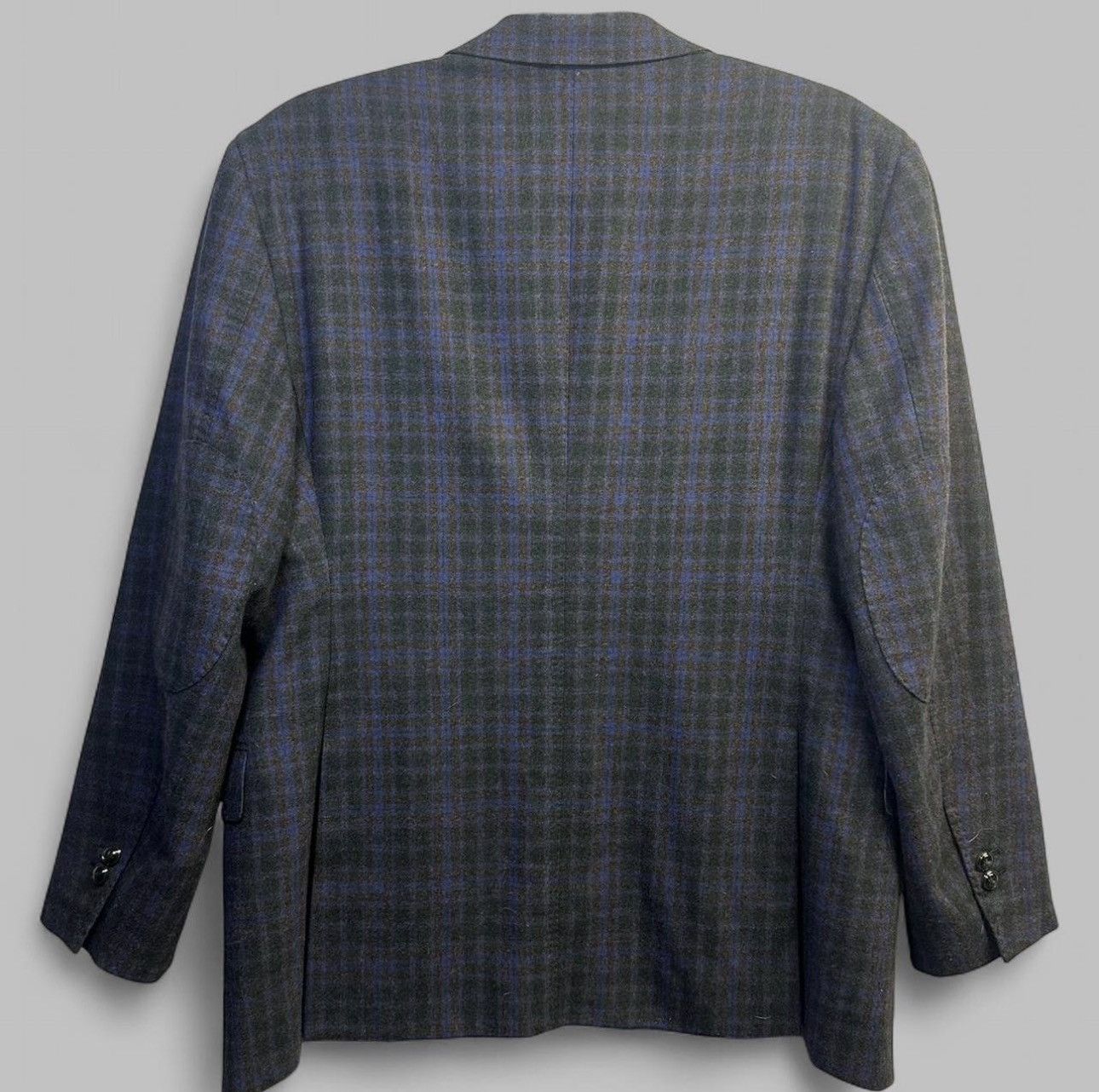 Other Ariston Wool Plaid Blazer Luxury Italian | One-of-a-Kind Size 38S - 2 Thumbnail