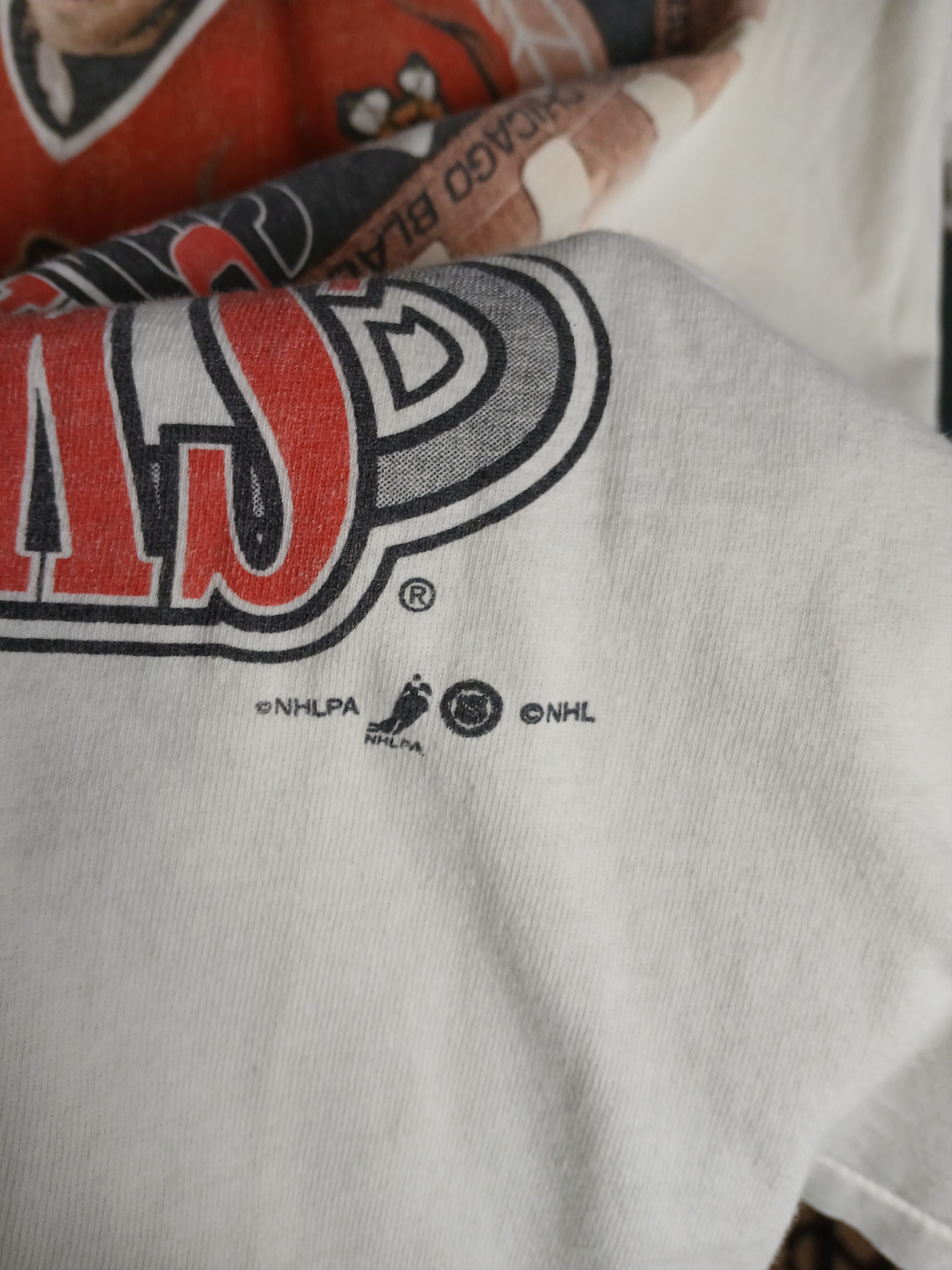 NHL × Vintage Vintage NHL Blackhawks Tony Amonte Hockey T-Shirt Size US L / EU 52-54 / 3 - 5 Thumbnail