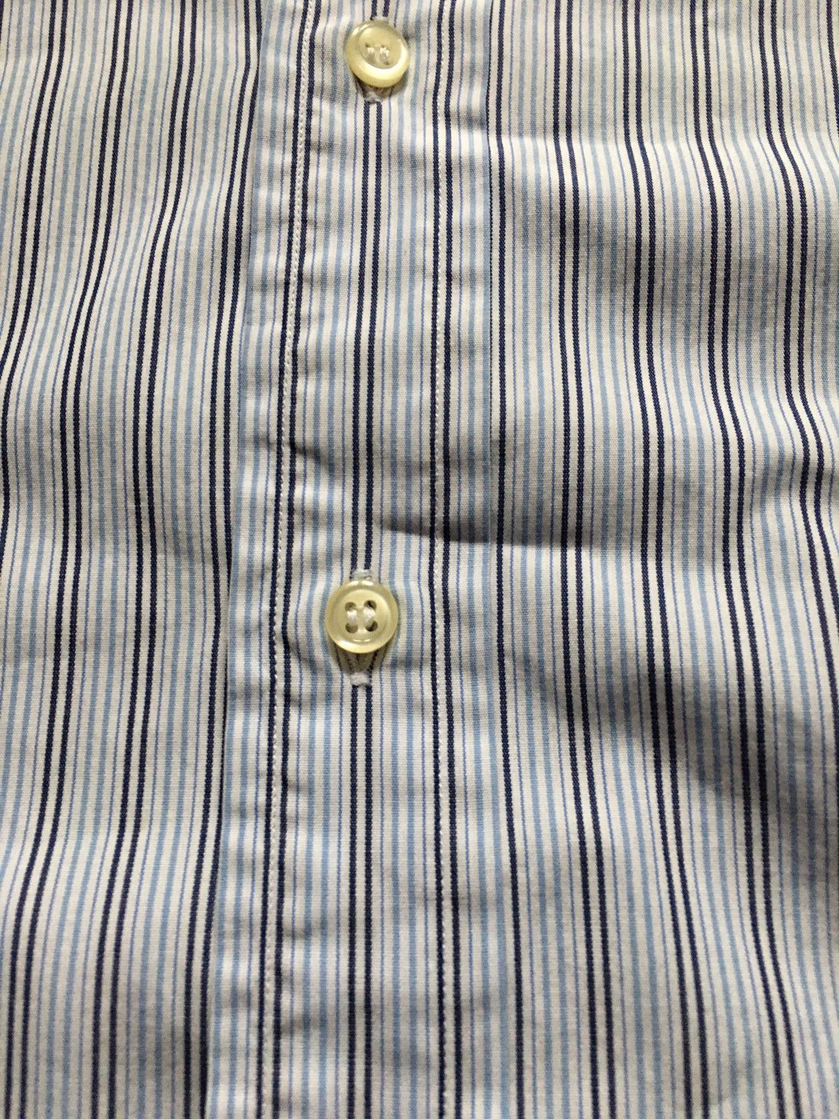 Boggi BOGGI Milano Blue Stripped Long Sleeve Men Shirt Size 38 /15 Size 38R - 5 Thumbnail