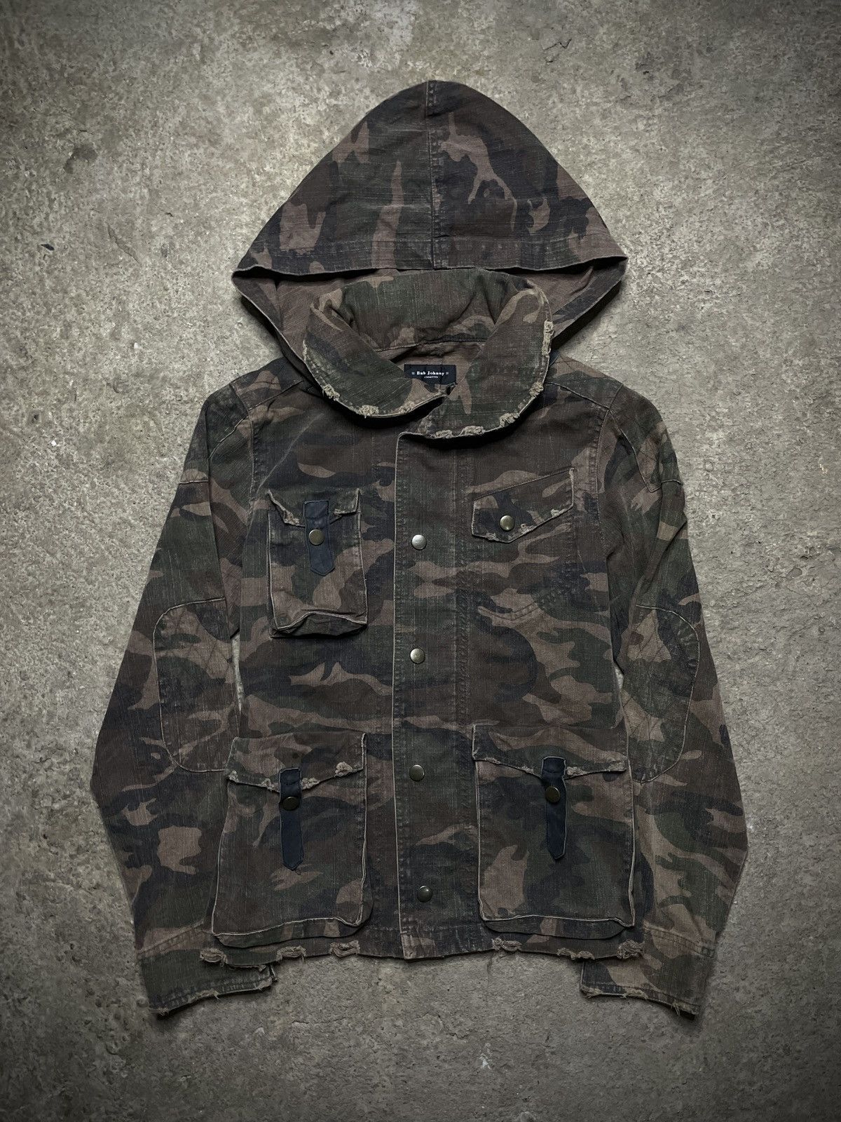BUFFALO BOBS 2000’s Bub Jhonny - Apocalypse Style Camo Bono Jacket Size US M / EU 48-50 / 2 - 1 Thumbnail
