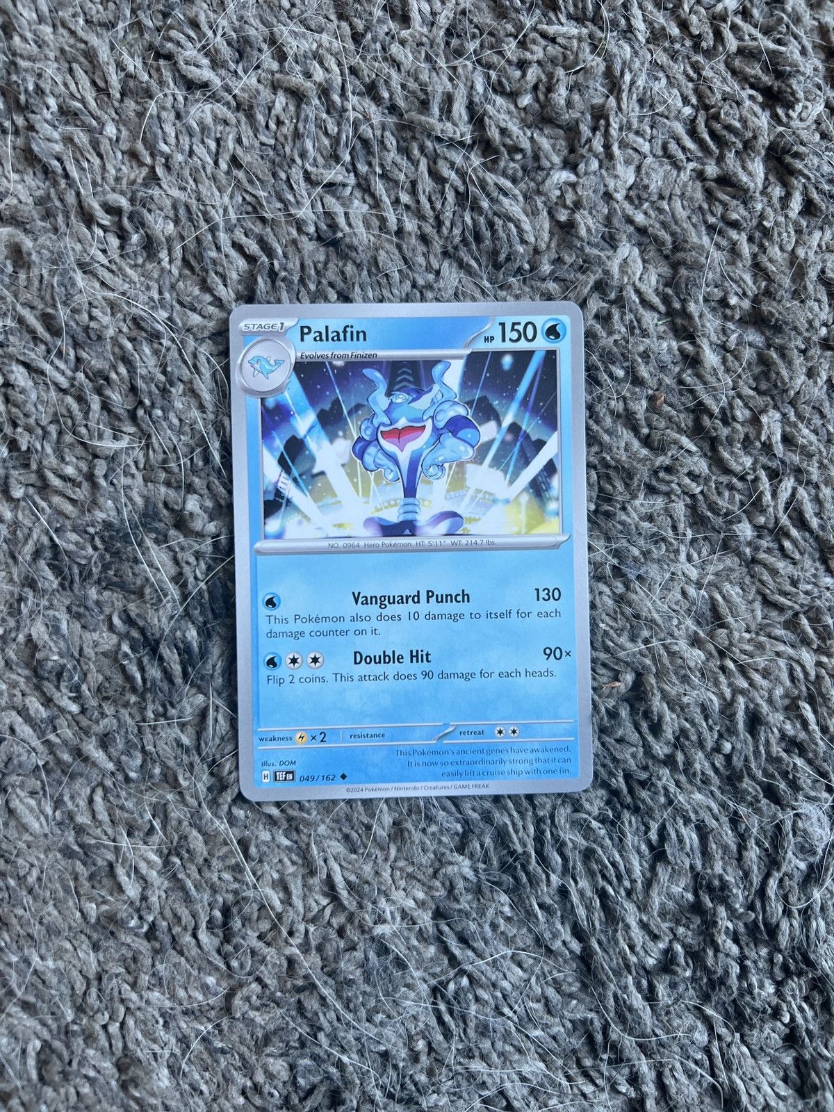Pokemon 2024 Pokémon Palafin Stage 1 Card Size ONE SIZE - 1 Thumbnail