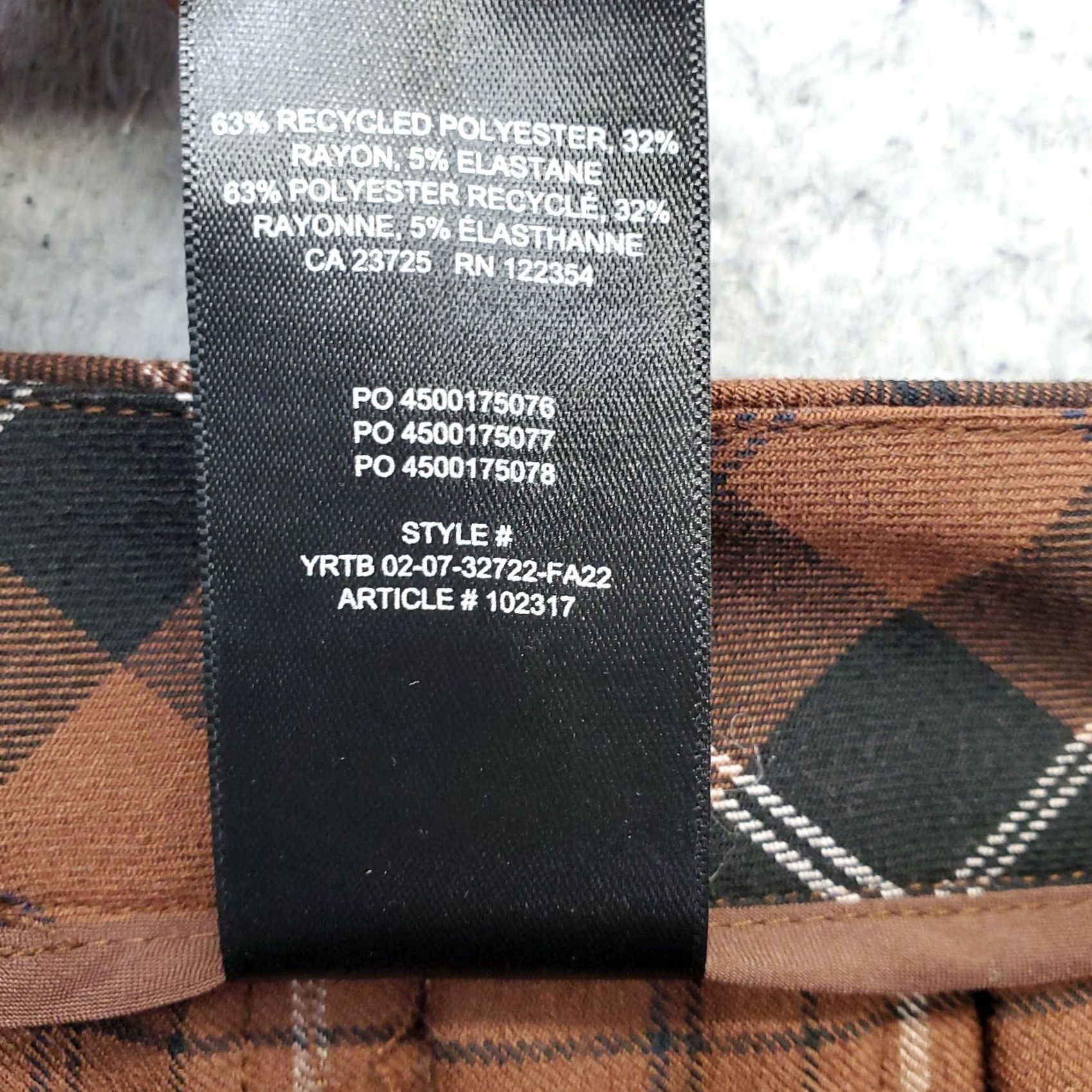 Vintage VINTAGE Aritzia Sunday Best Skirt Womens Size 0 Multi Plaid Pleated Back Zip Size 25" / US 0 / IT 36 - 7 Thumbnail