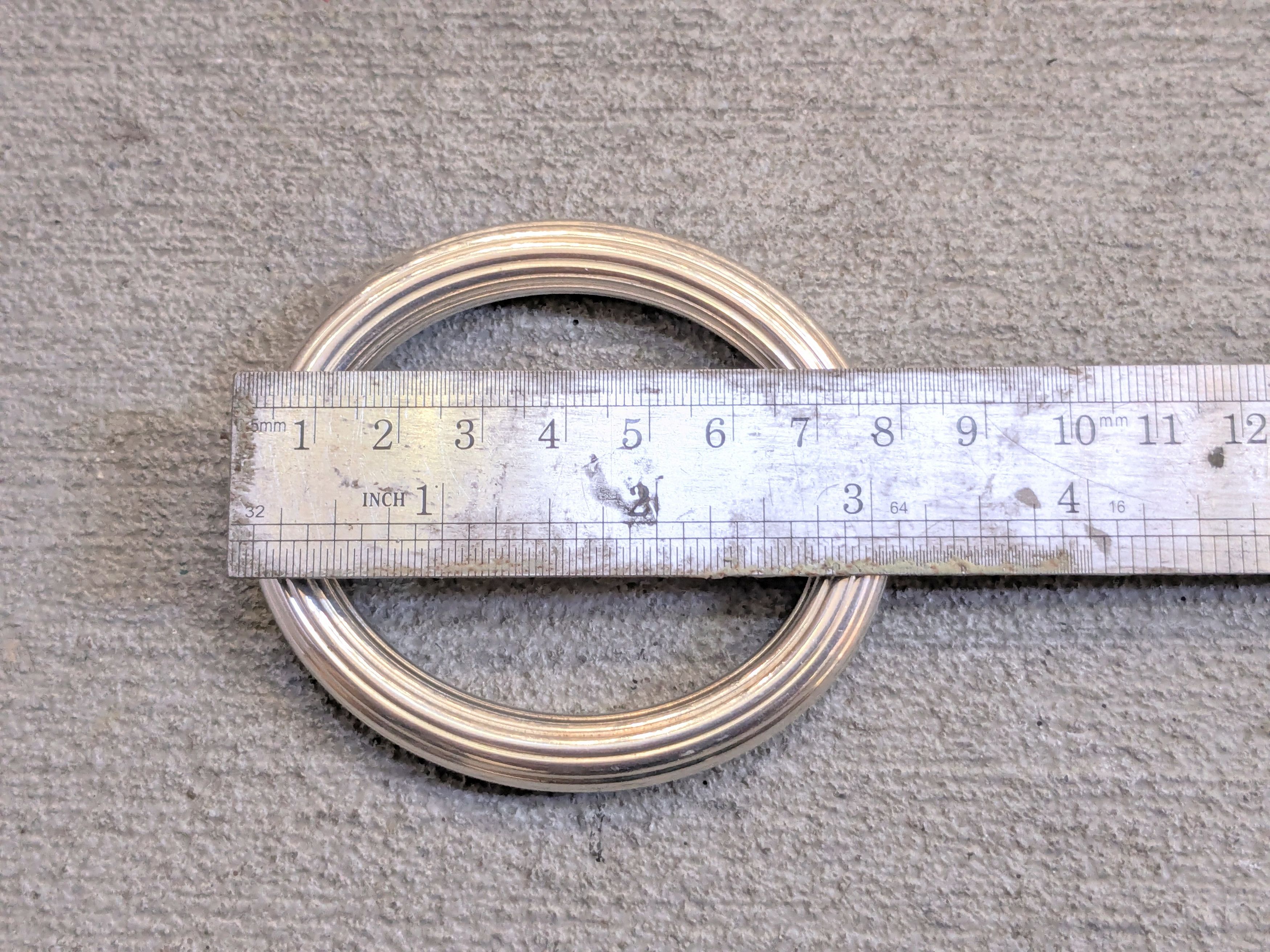 Jewelry Vintage Sterling Silver Bracelet Milor 7" Hinge Bangle Italy Size ONE SIZE - 13 Thumbnail