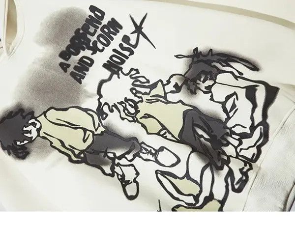 VIBE Cartoon Graphic Sweatshirt Hoodie Anime Harajuku Style Size US L / EU 52-54 / 3 - 3 Thumbnail
