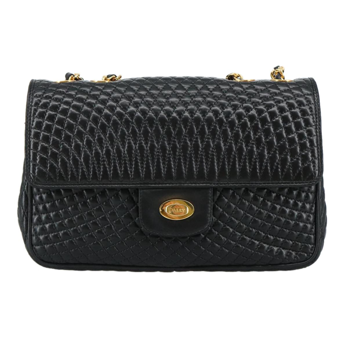 Bally Black Leather Shoulder Bag (Pre-Owned) Size ONE SIZE - 1 Thumbnail