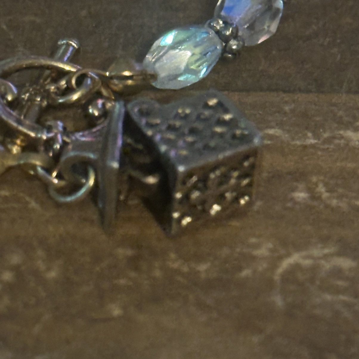 Other Multi color glass bead prayer box charm stretch bracelet Size ONE SIZE - 5 Thumbnail