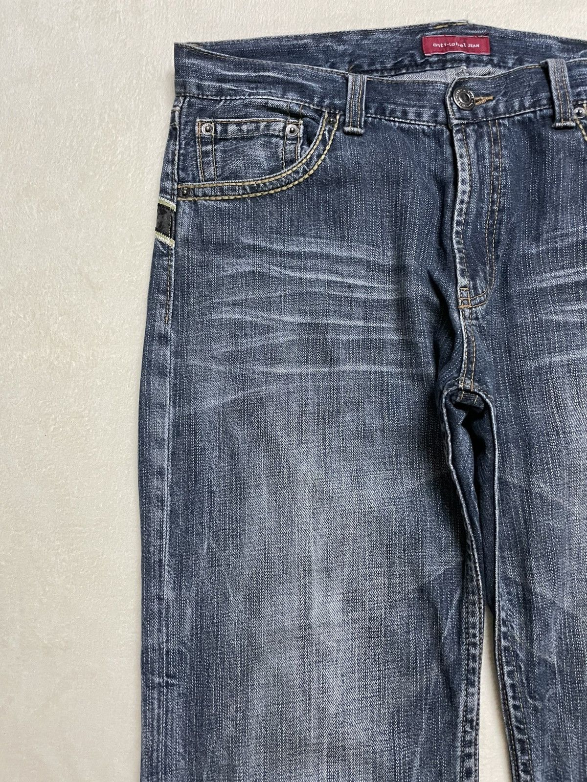 Japanese Brand Vintage Anti-Label Mudwash Faded Denim Jeans Size US 34 / EU 50 - 5 Thumbnail