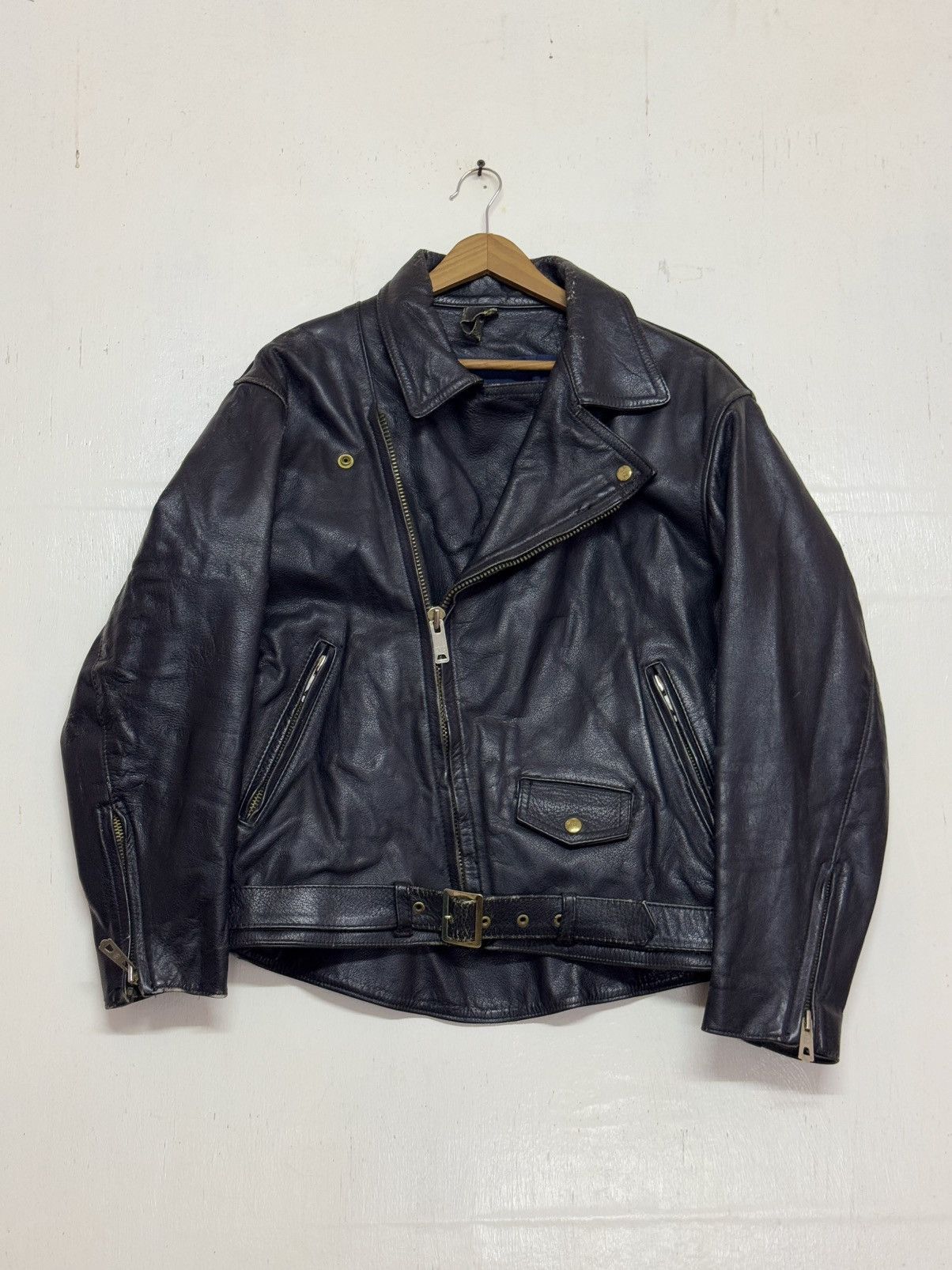 Vintage Vintage MARS Leather Melbourne Brando Style 80s Size US L / EU 52-54 / 3 - 5 Thumbnail