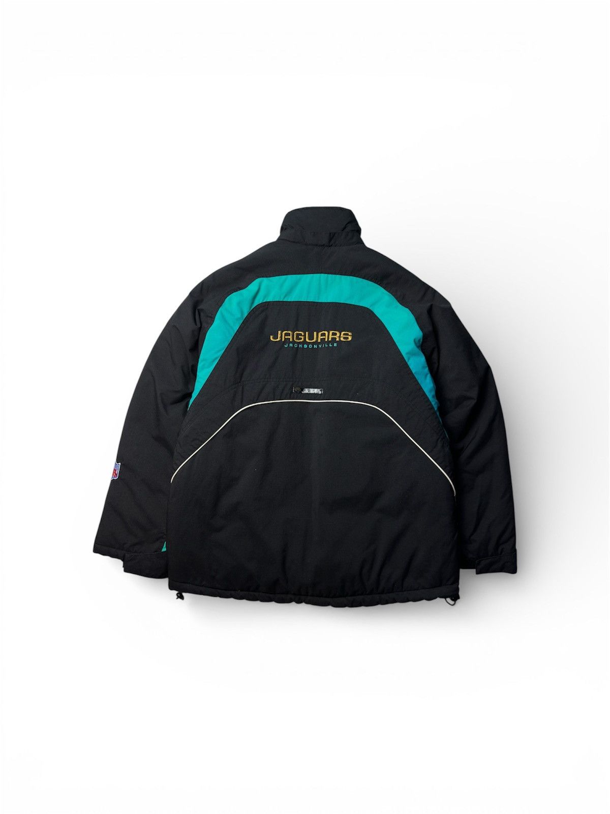 Reebok Vintage Reebok NFL Jacksonville Jaguars Puffer Jacket Size US L / EU 52-54 / 3 - 2 Thumbnail