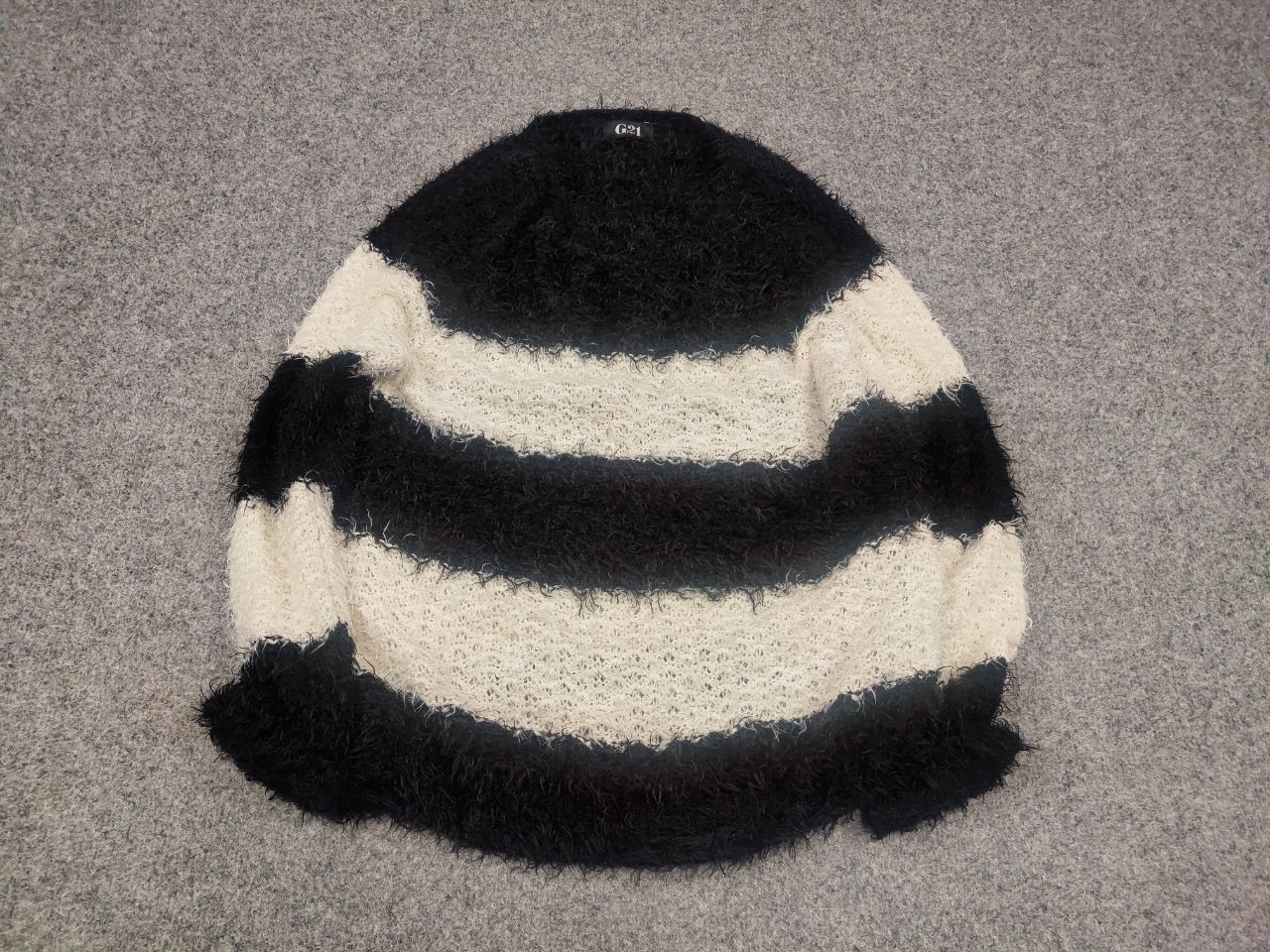 Hysteric Glamour Vintage G21 Japan Hysteric Glamour Style Striped Fur Sweater Size US S / EU 44-46 / 1 - 2 Thumbnail