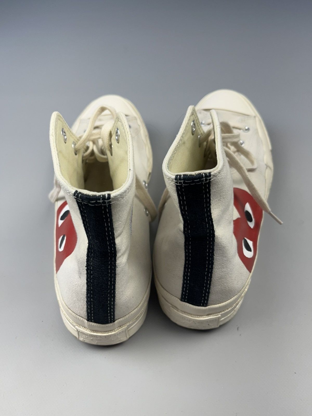 Comme des Garcons × Comme des Garcons PLAY × Converse Comme des Garçons PLAY x Converse High Steel Shoes CDG Size US 11 / EU 44 - 4 Thumbnail
