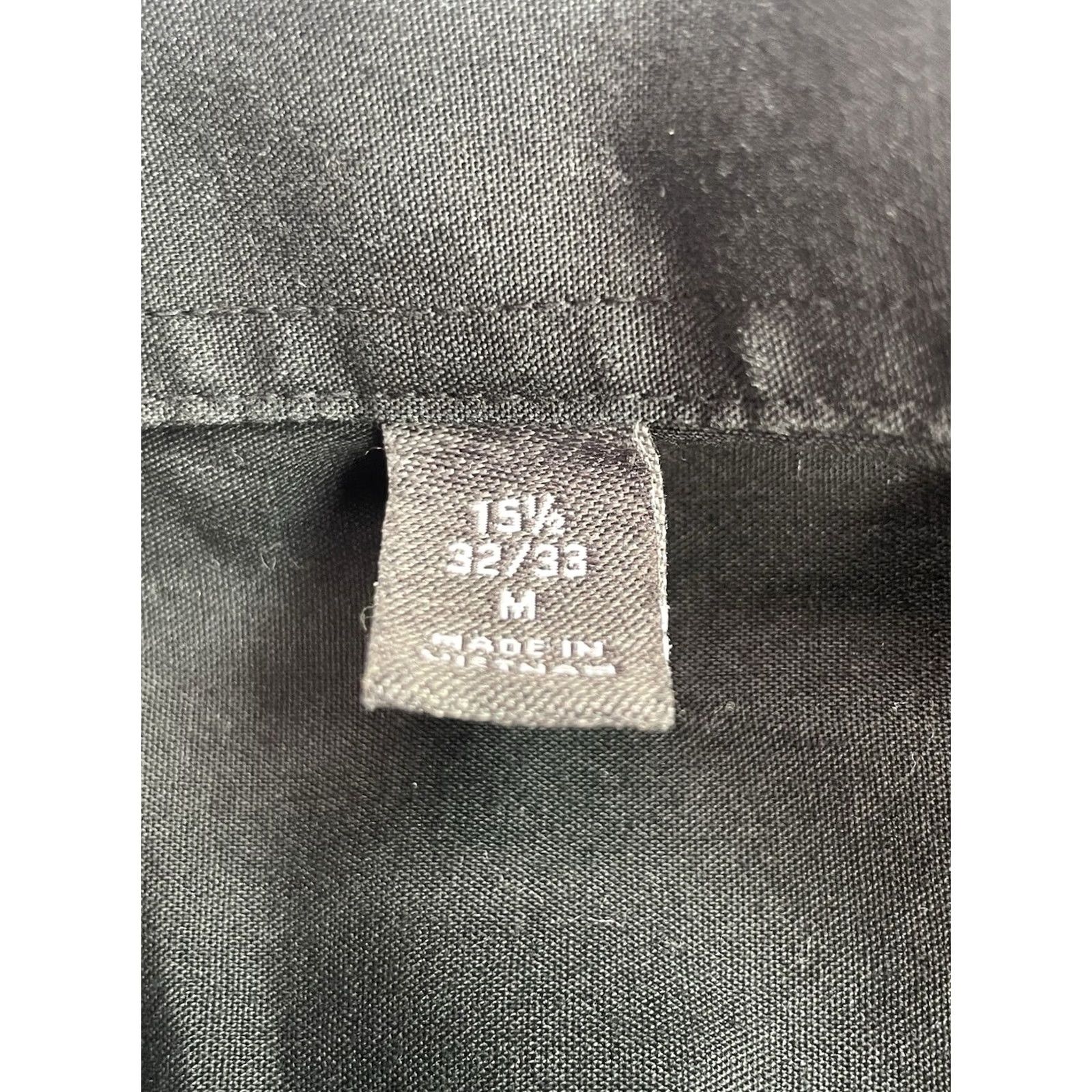 Geoffrey Beene Geoffrey Beene Men's Black Long Sleeve Button-Up Shirt M Wrinkle Free Button-Up Size US M / EU 48-50 / 2 - 7 Thumbnail