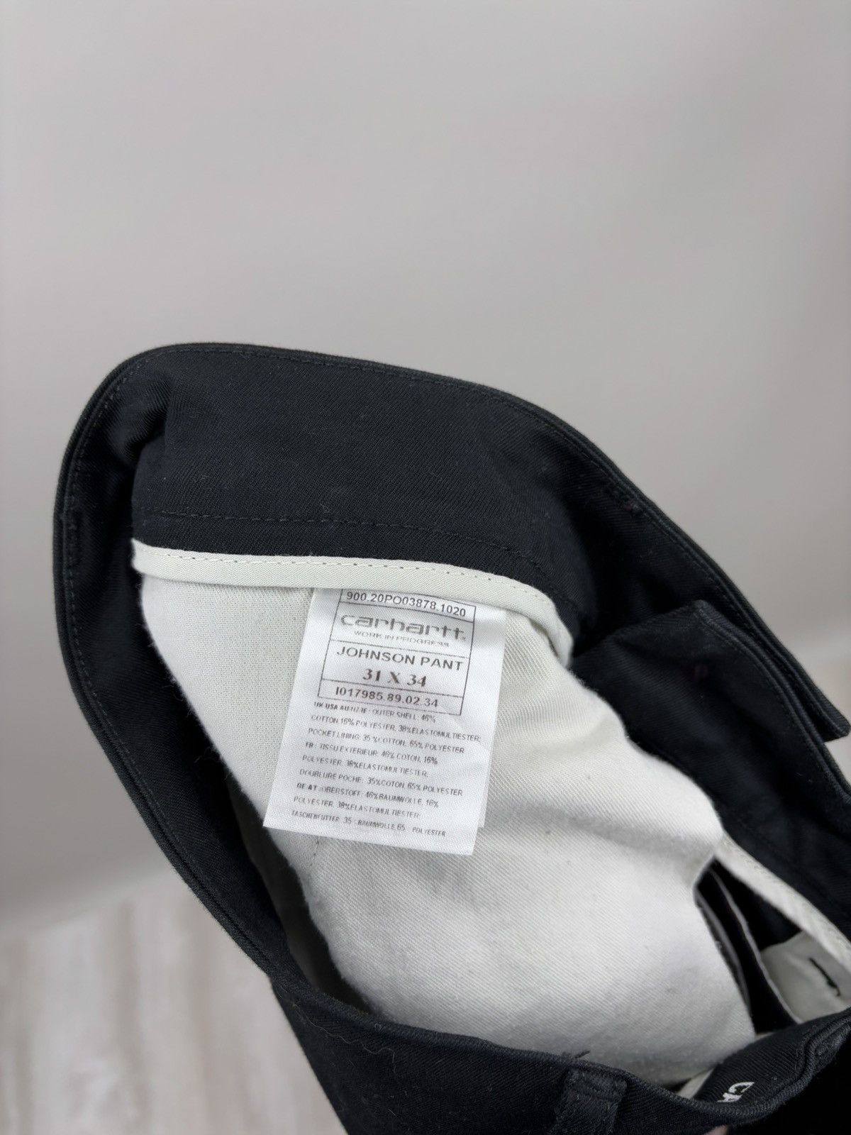 Carhartt Mens pants Carhartt Size 31x34 Color Black Size US 31 - 9 Thumbnail