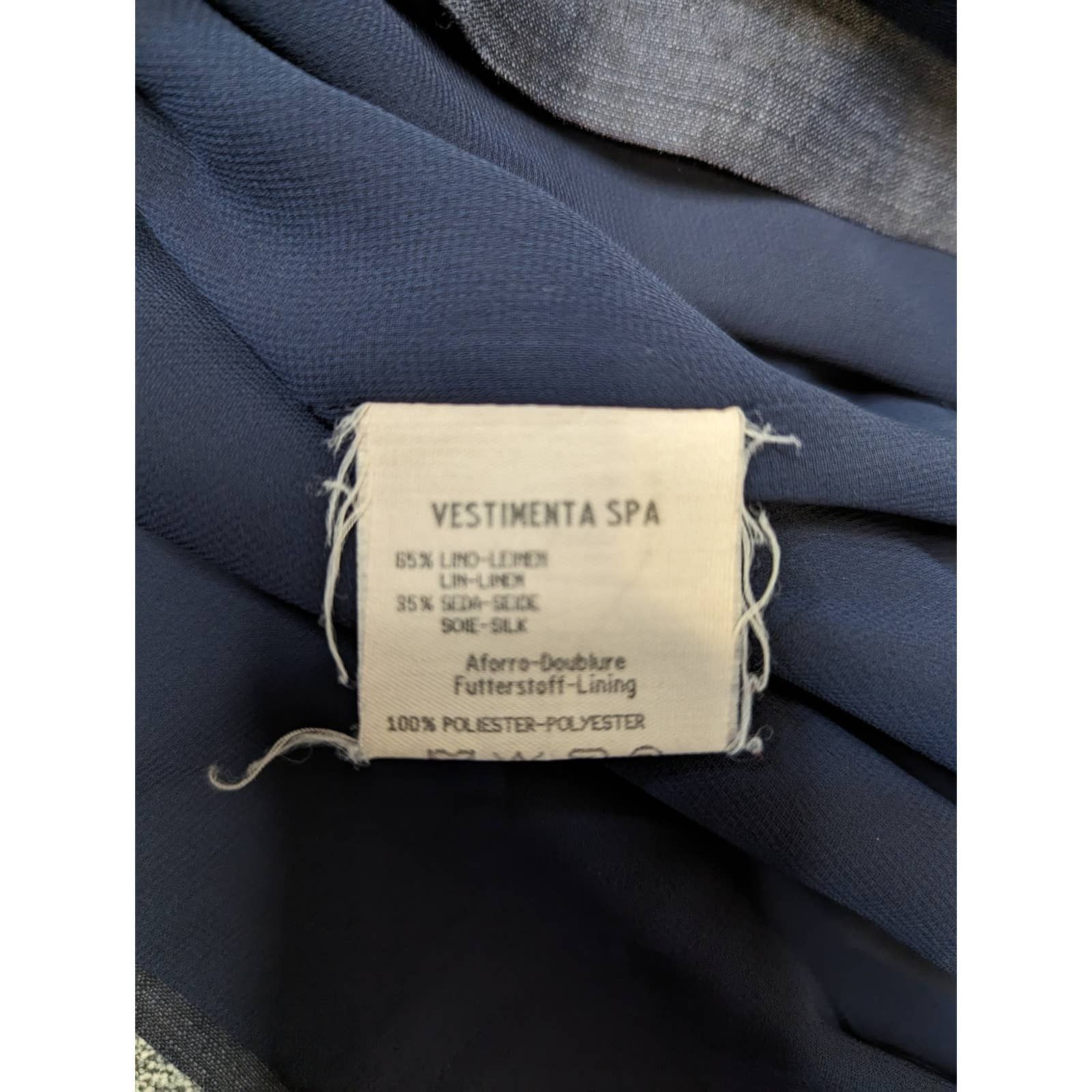 Giorgio Armani Giorgio Armani linen silk sheath dress midi blue IT 44 US 8 Size M / US 6-8 / IT 42-44 - 8 Thumbnail