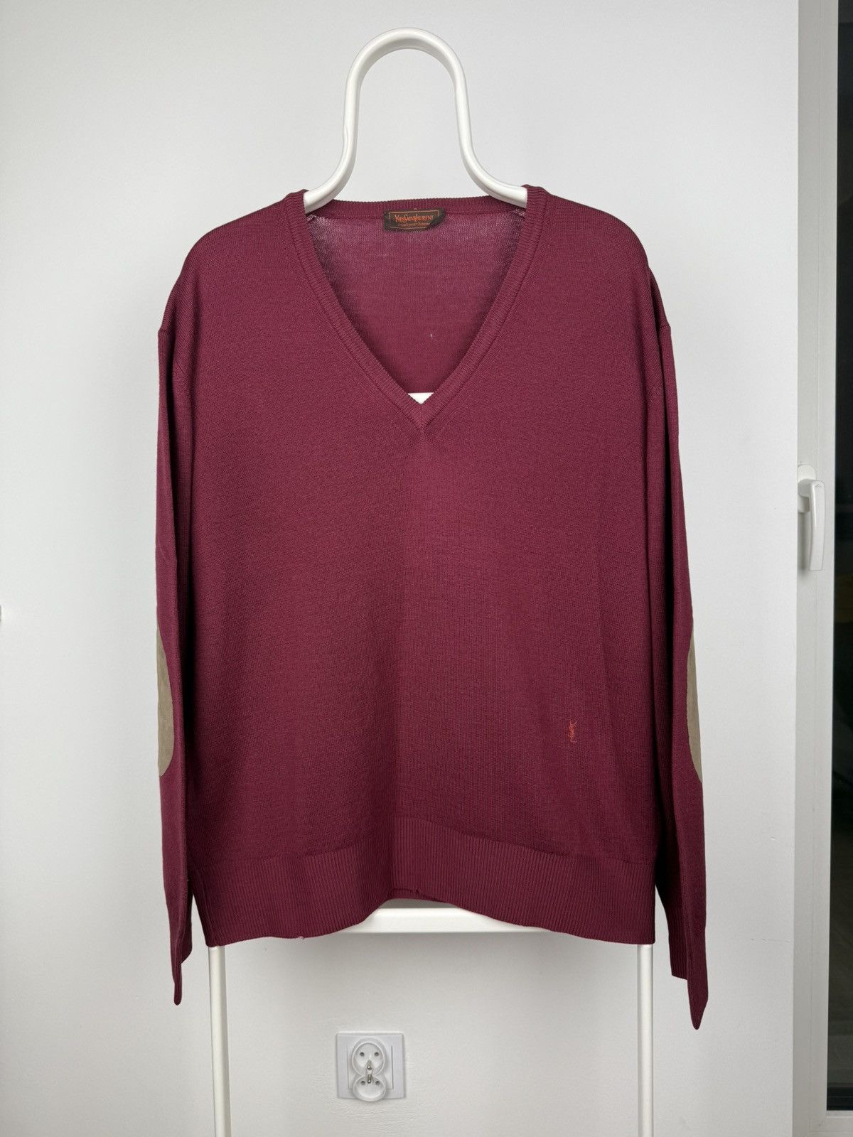 Vintage × Yves Saint Laurent 90s YSL Yves Saint Laurent Knit Sweater Vintage Size US L / EU 52-54 / 3 - 1 Thumbnail