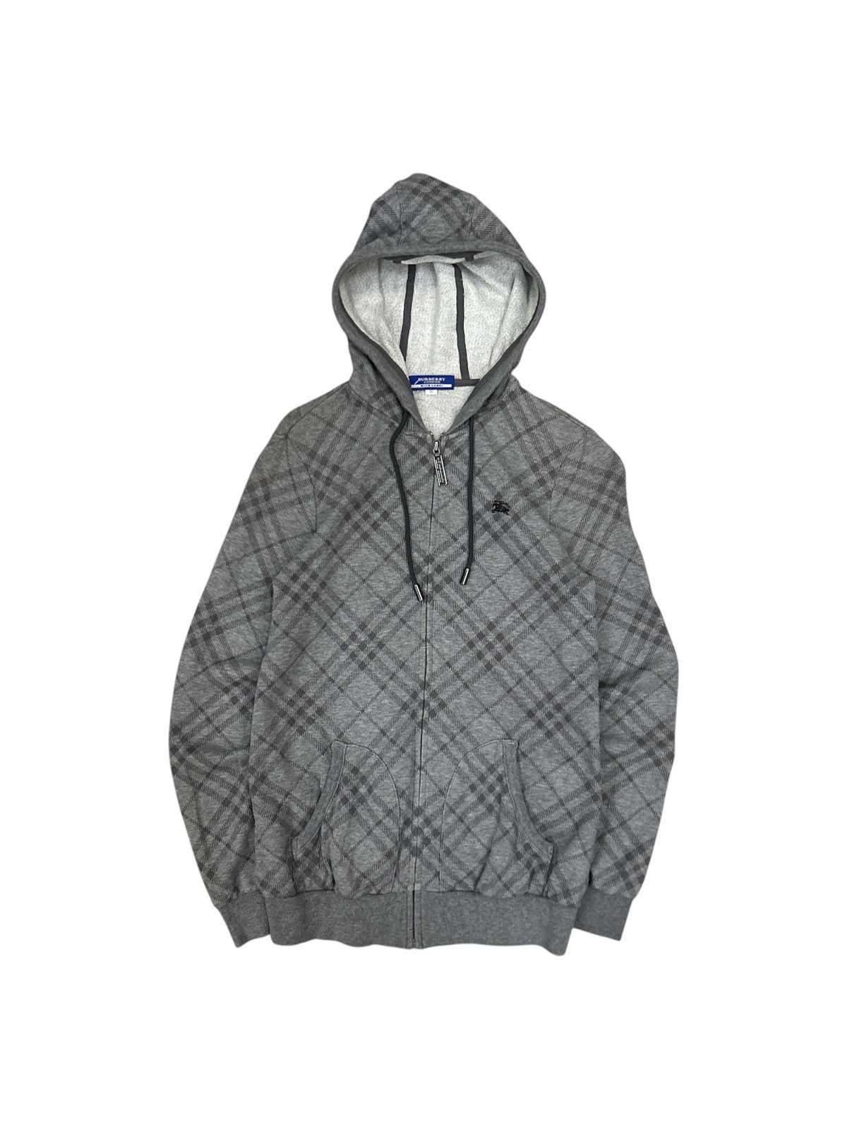 Burberry BURBERRY LONDON Nova Check Classic Logo Zip Up Hoodie