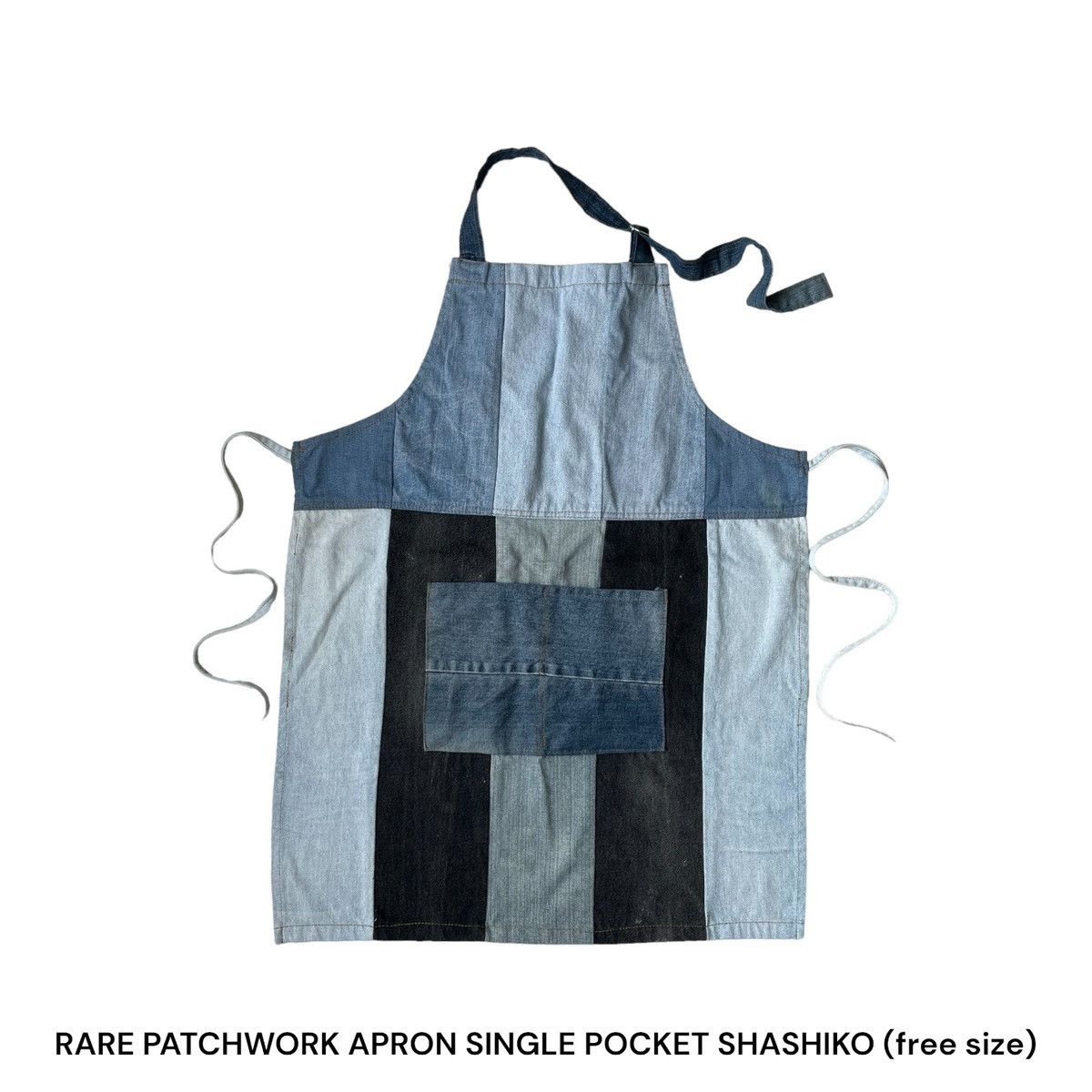 Hysteric Glamour Classic Look Rare Patchwork Single Pocket Apron Denim Size ONE SIZE - 1 Thumbnail