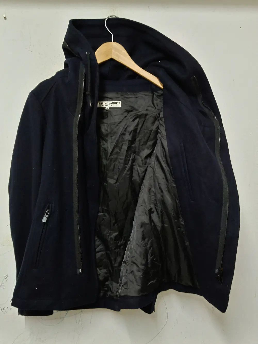 14th Addiction × Katharine Hamnett London × Le Grande Bleu (L.G.B.) Vintage 90s Katharine Hamnett Bono Blouson Jacket Size US M / EU 48-50 / 2 - 5 Thumbnail