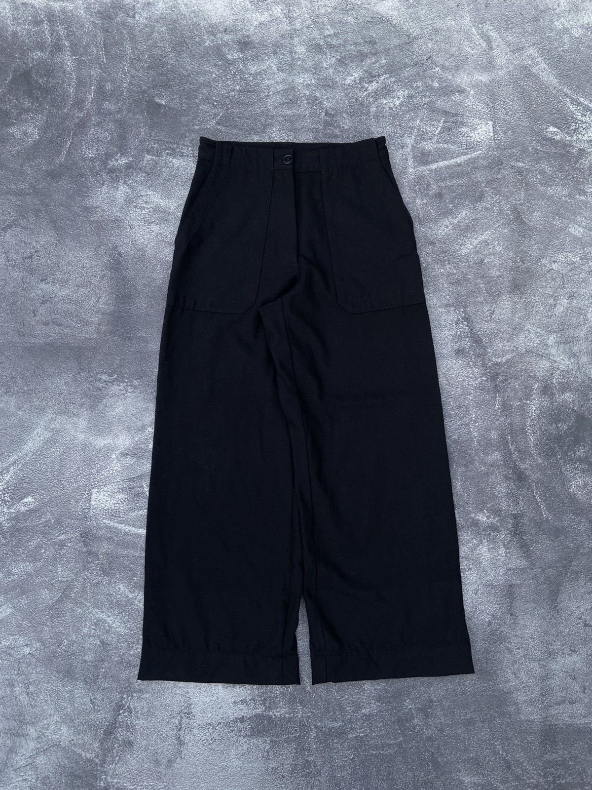 Dries Van Noten Straight Trousers Wool Pants