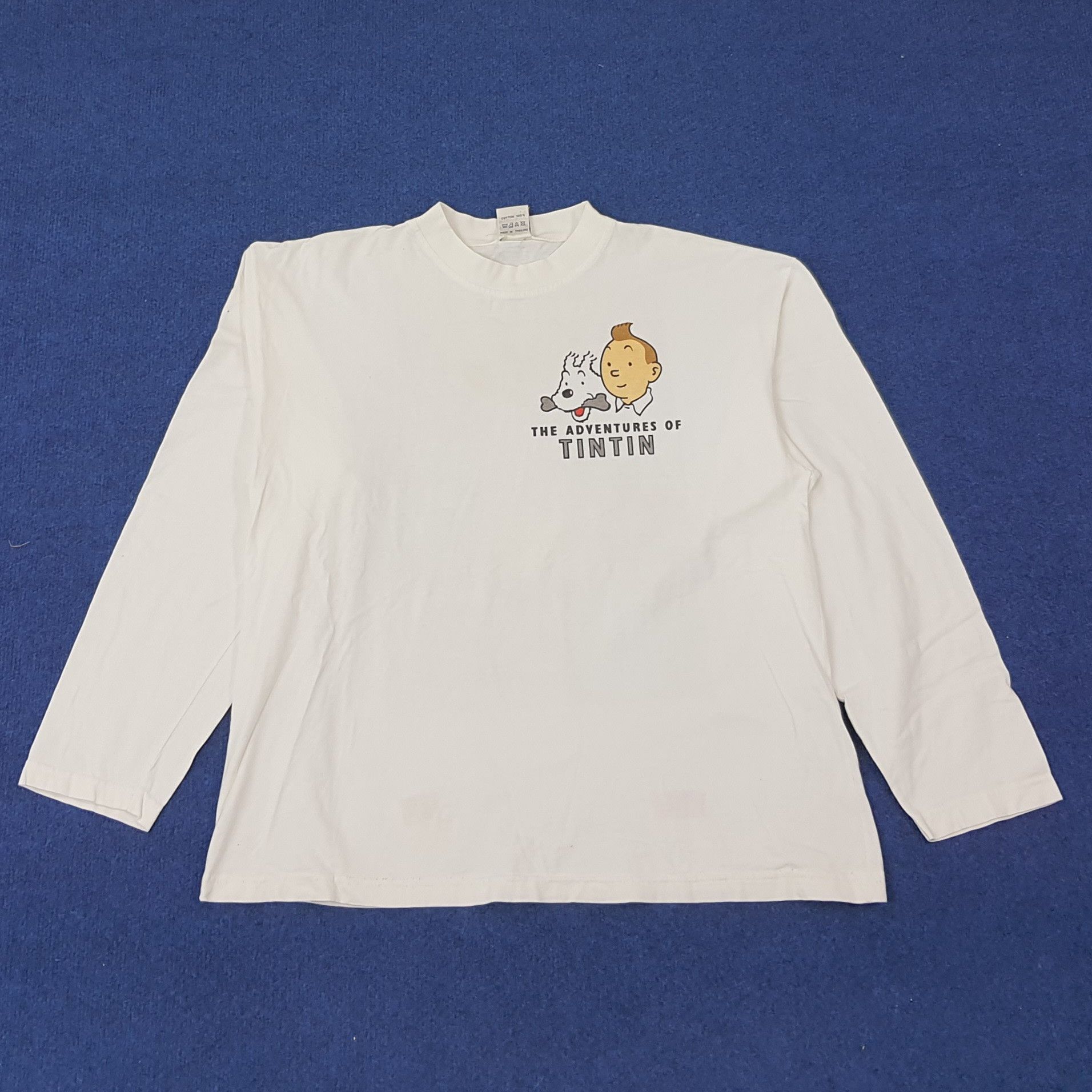 Other Vintage Adventure of TinTin Long Sleeve Tshirt C239N48 Size US L / EU 52-54 / 3 - 3 Thumbnail