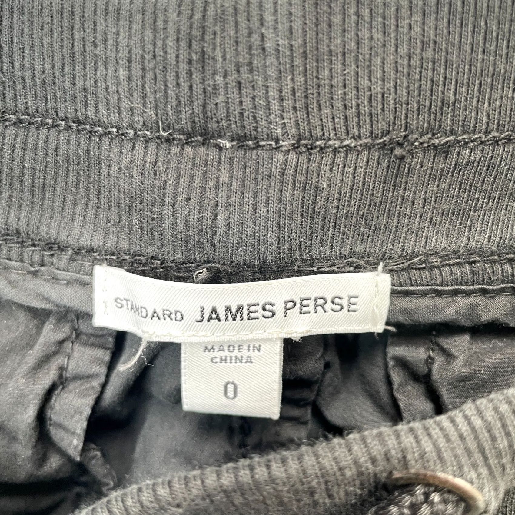 James Perse James Perse Pants Womens 0 Black Cotton Skinny Leg Drawstring Casual Regular Inseam 29 Chestnut? Size 28" / US 6 / IT 42 - 3 Thumbnail
