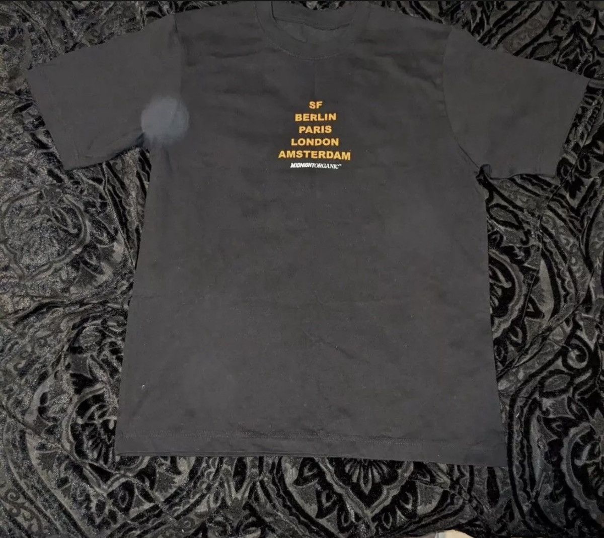 Designer LARRY JUNE MIDNIGHT ORGANIC Tee XS Fits A Men’s Medium Size US XS / EU 42 / 0 - 2 Thumbnail