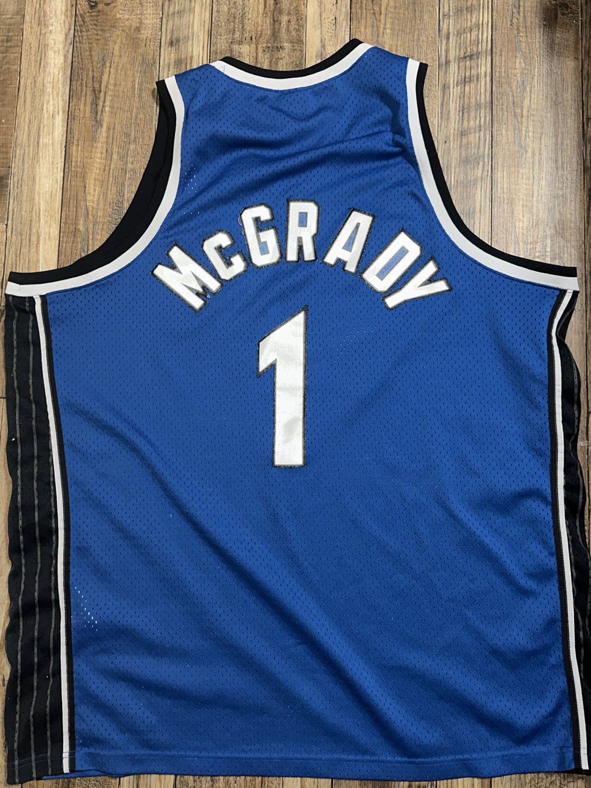 image of NBA x Nike 2002-03 Orlando Magic Tracy Mcgrady Away Jersey in Blue, Men's (Size 2XL)