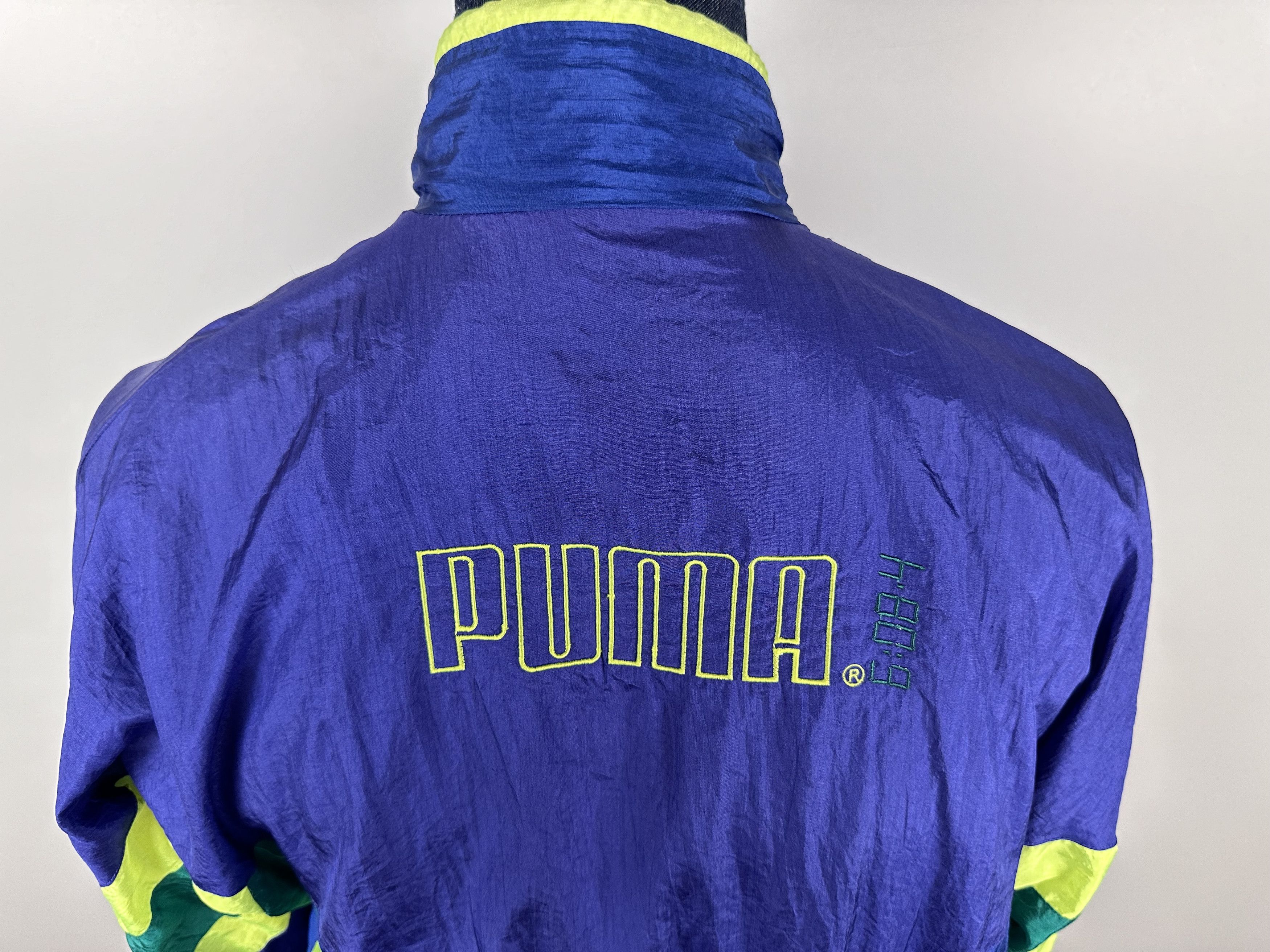 Puma × Vintage Puma Performance Vintage 90s Nylon Track Top Jacket Size US M / EU 48-50 / 2 - 8 Thumbnail