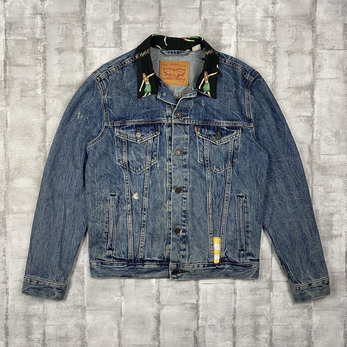 image of Levis Levi’S Hu­la Den­im Jack­et Worn By Jor­dan Ro­drigues in Bleu, Men's (Size Medium)