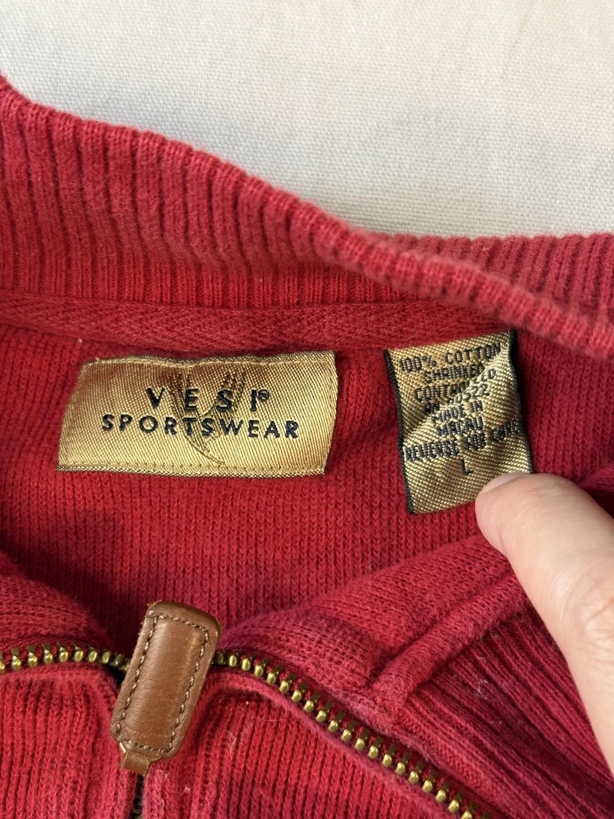 Designer VTG Vesi Sweater St Louis Cardinals Baseball Quarter Zip L Size US L / EU 52-54 / 3 - 2 Thumbnail